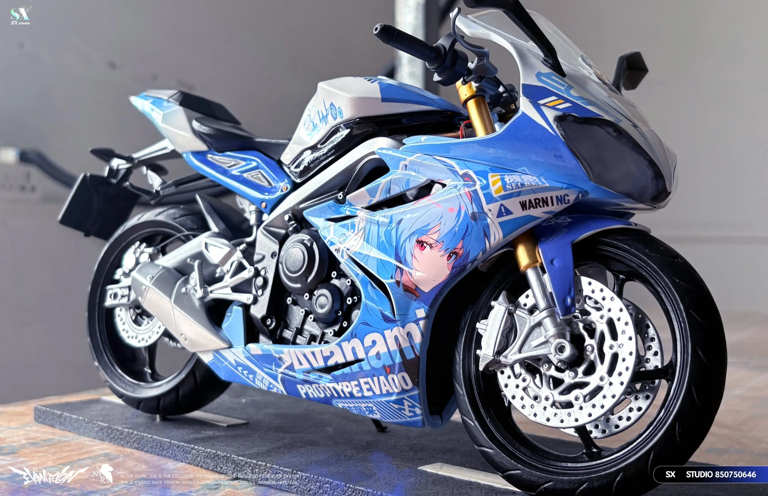 SX Studio - Neon Genesis Evangelion Motorcycle Girl Ayanami Rei Statue(GK)