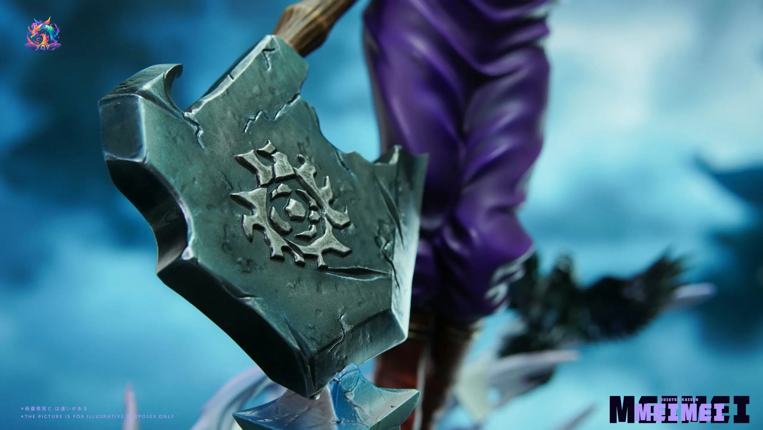 YQY Studio - Jujutsu Kaisen The White-Haired Axe Wielding Woman Mei Mei Statue(GK)