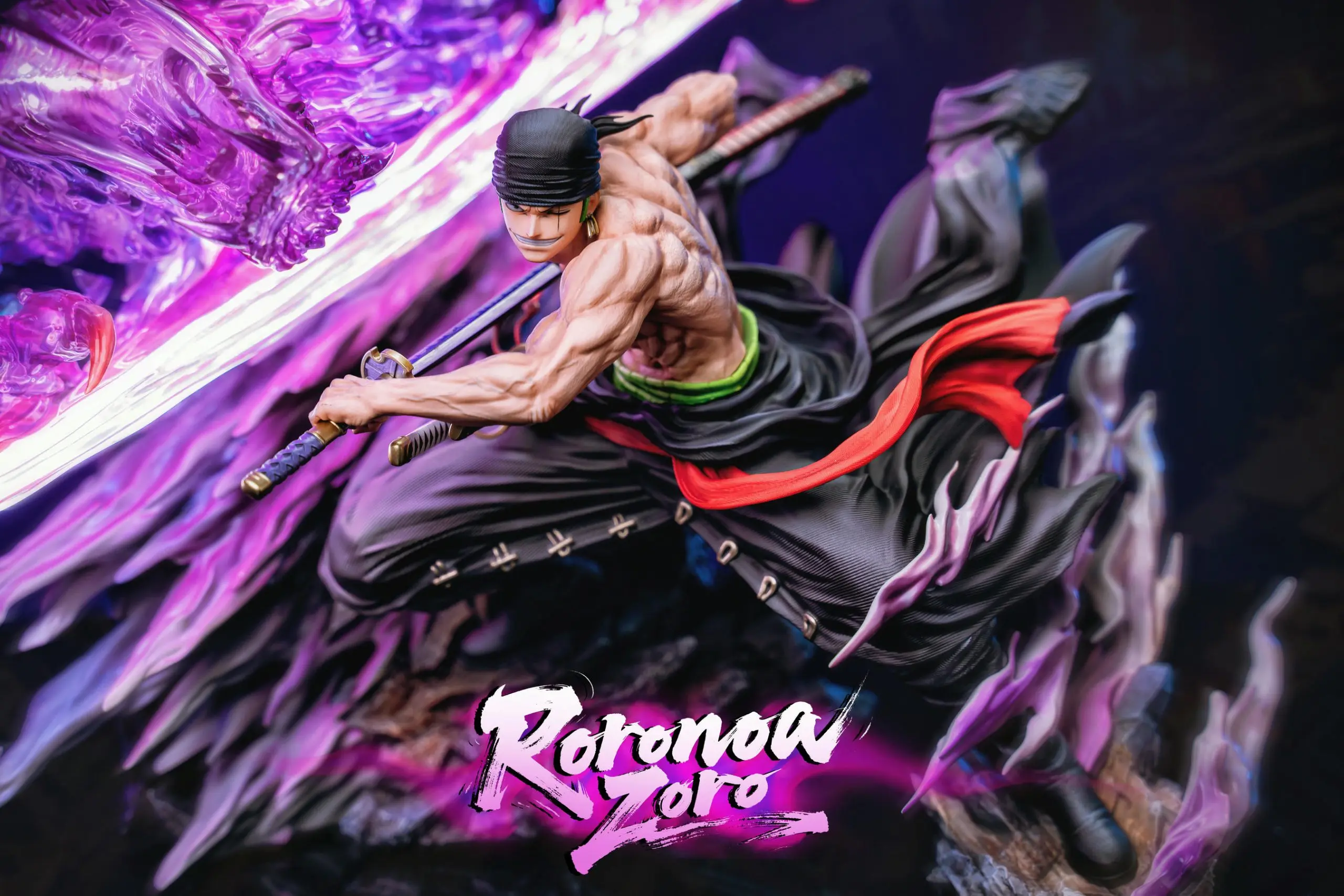 Rain Studio - One Piece Shishi Sonson Roronoa Zoro Statue(GK)