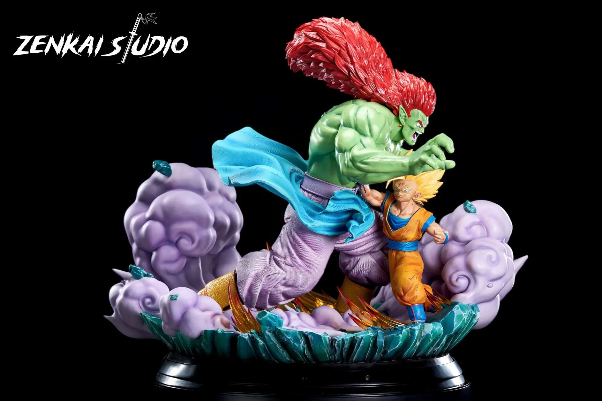 Zenkai Studio - Dragon Ball Z OAV Versus Series 1/4 Scale Diorama Son Goku & Bojack Statue(GK) 