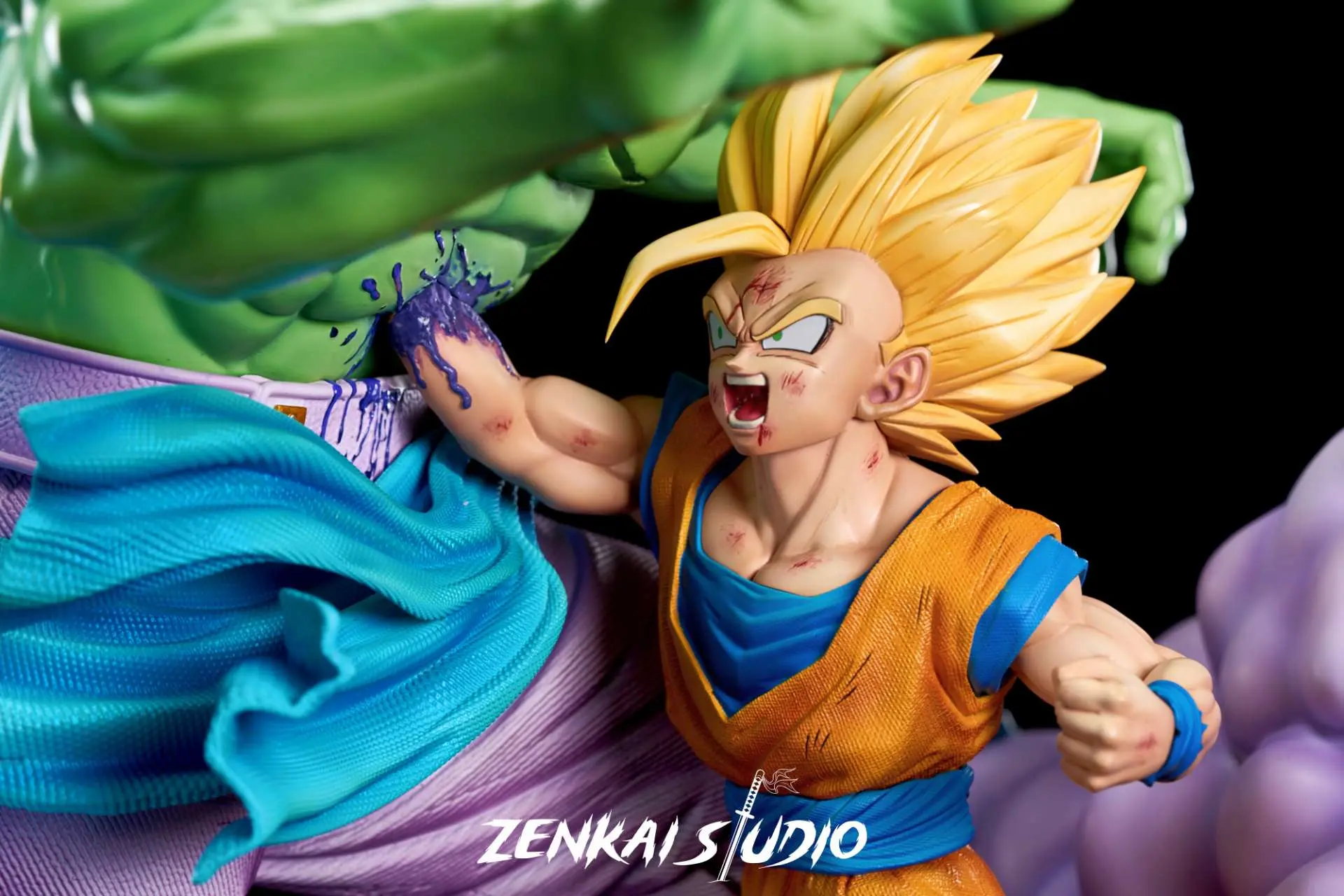 Zenkai Studio - Dragon Ball Z OAV Versus Series 1/4 Scale Diorama Son Goku & Bojack Statue(GK) 