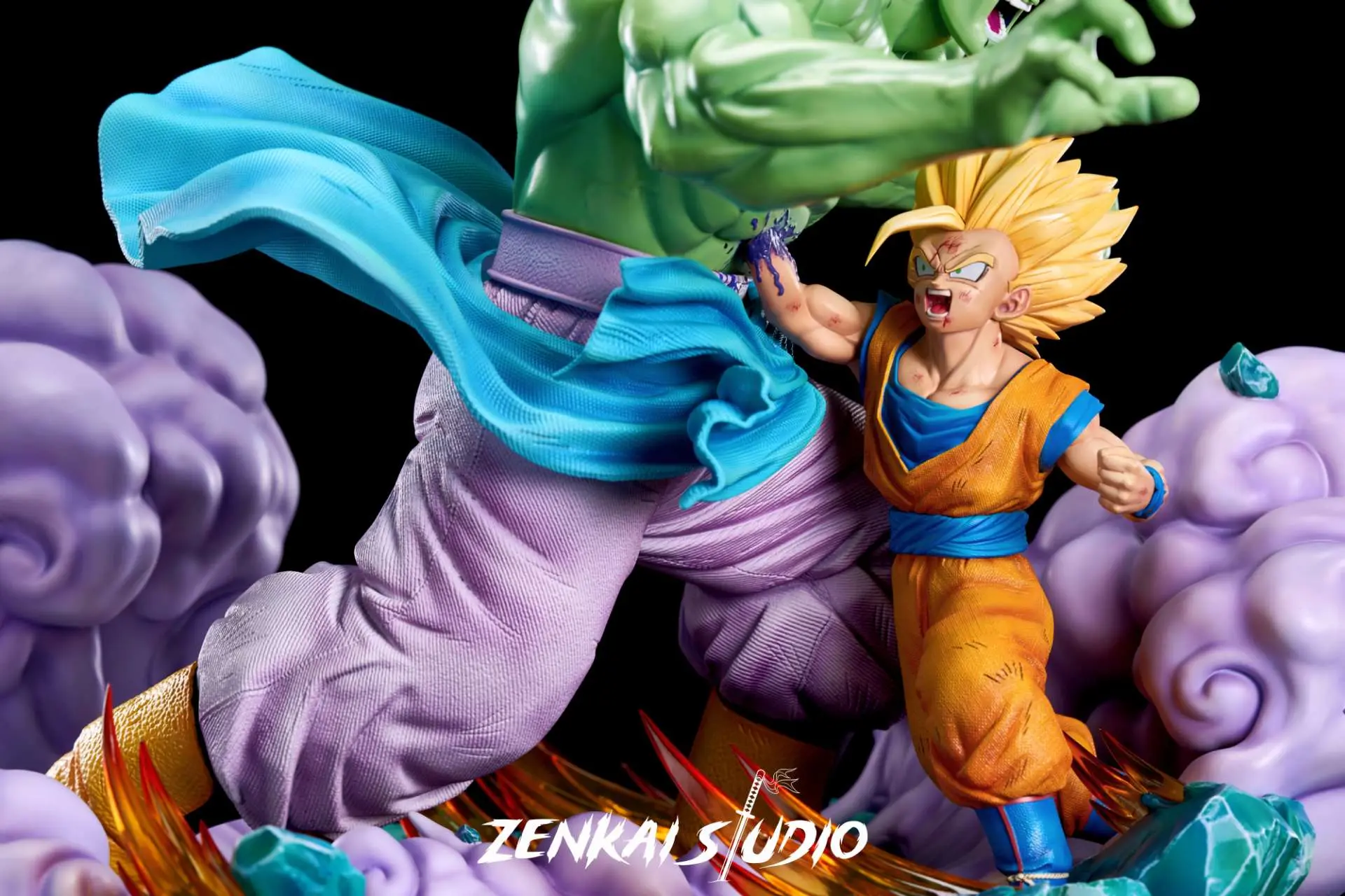 Zenkai Studio - Dragon Ball Z OAV Versus Series 1/4 Scale Diorama Son Goku & Bojack Statue(GK) 