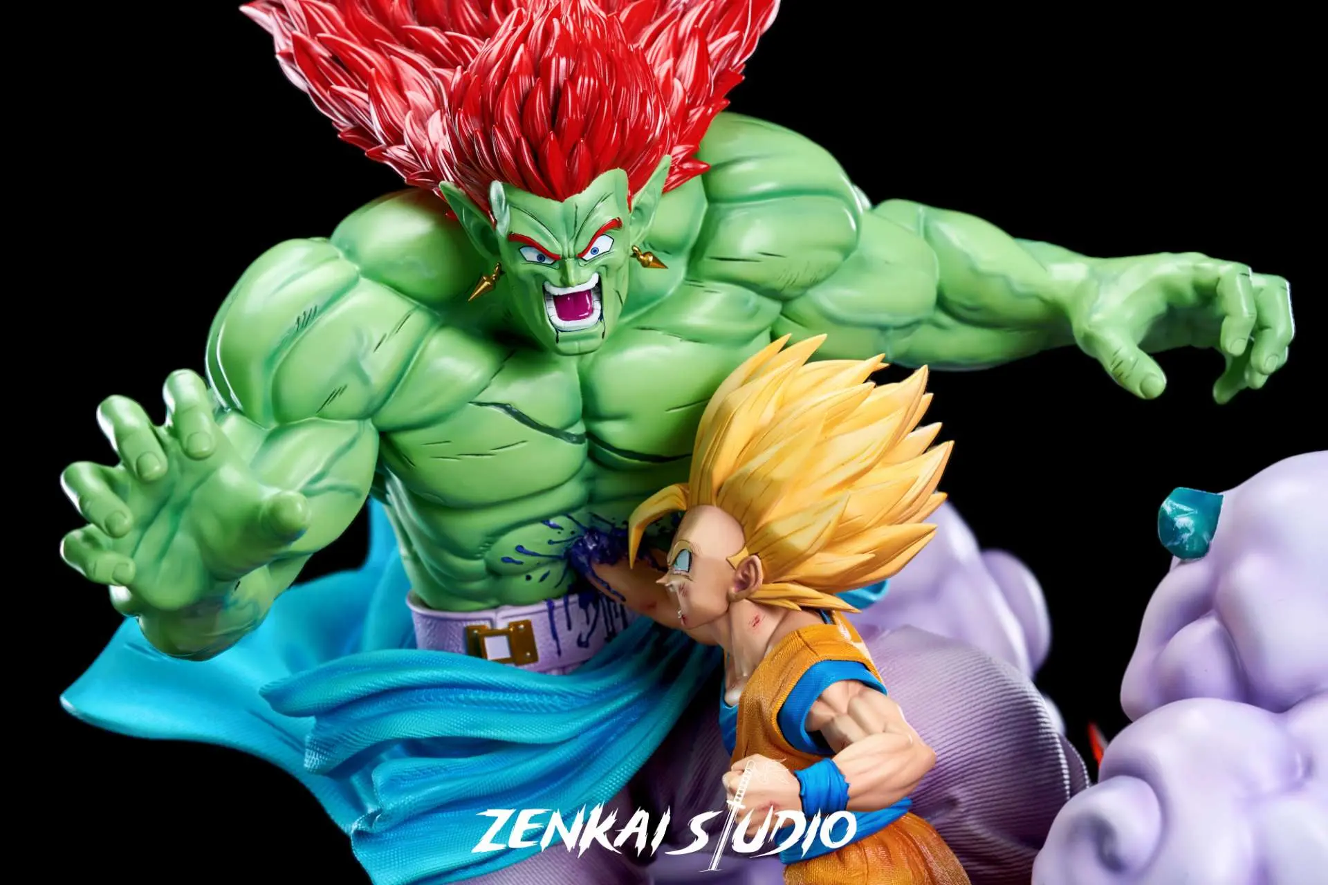 Zenkai Studio - Dragon Ball Z OAV Versus Series 1/4 Scale Diorama Son Goku & Bojack Statue(GK) 