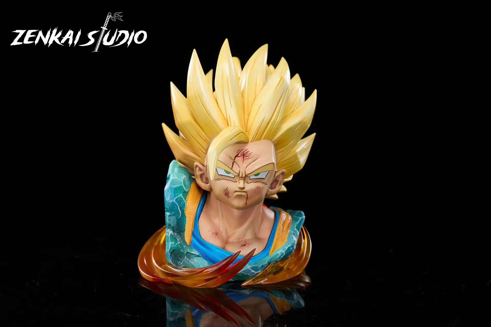 Zenkai Studio - Dragon Ball Z OAV Versus Series 1/4 Scale Diorama Son Goku & Bojack Statue(GK) 