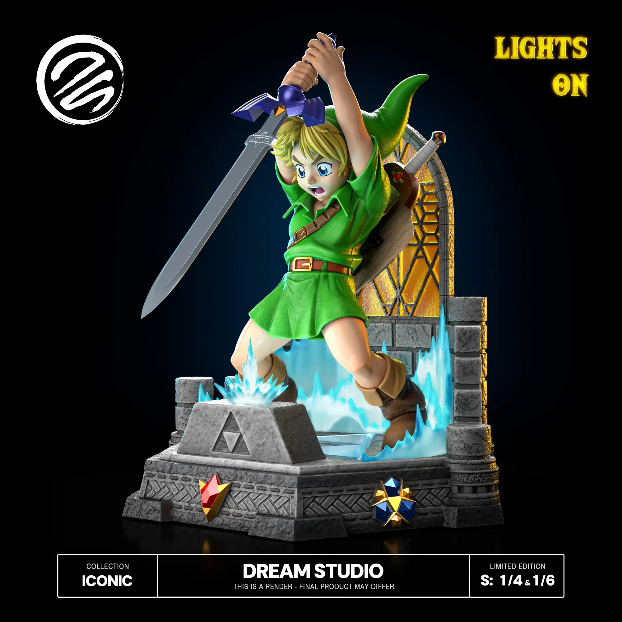 Dream Studio - The Legend of Zelda Young Link Sword Statue(GK) 