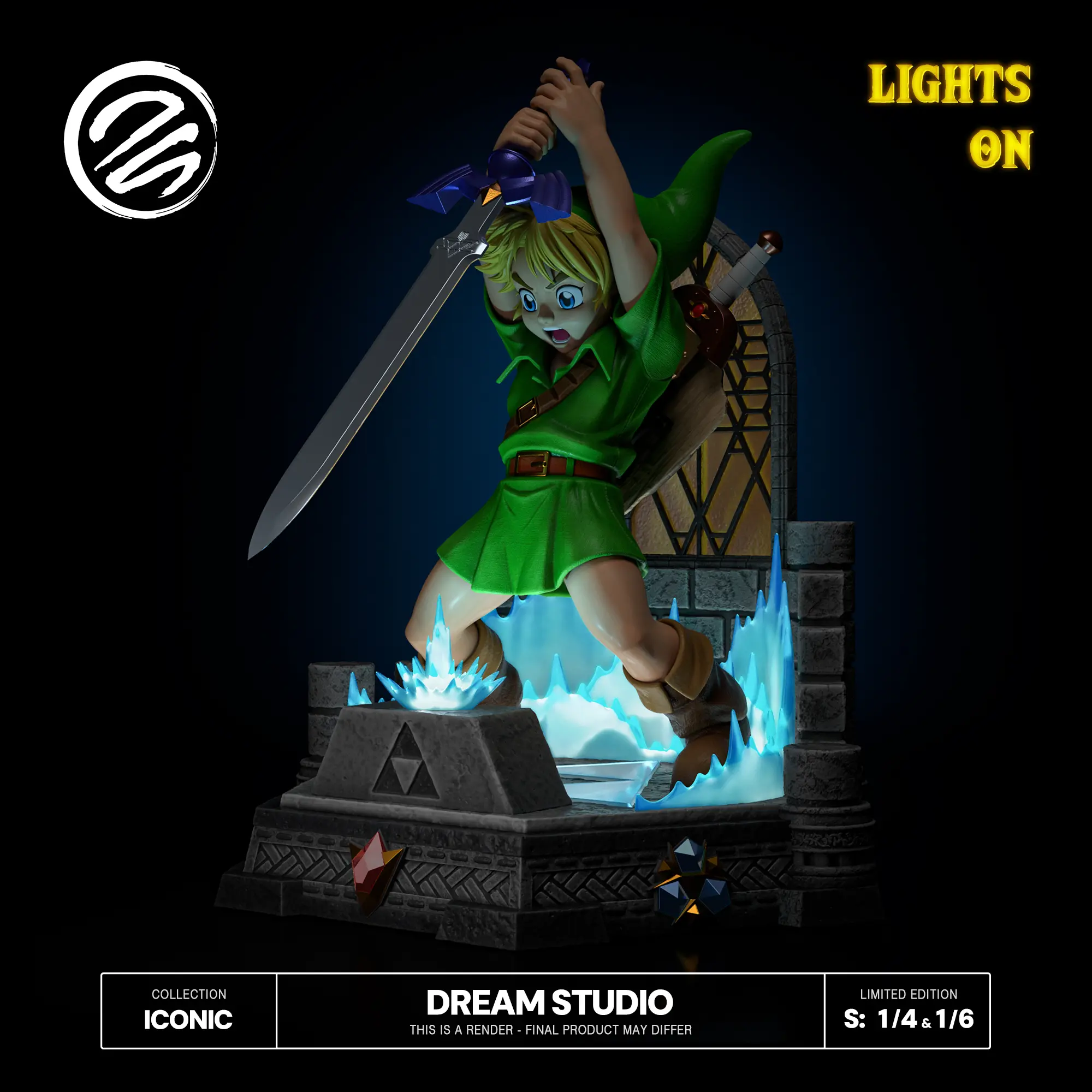 Dream Studio - The Legend of Zelda Young Link Sword Statue(GK) 