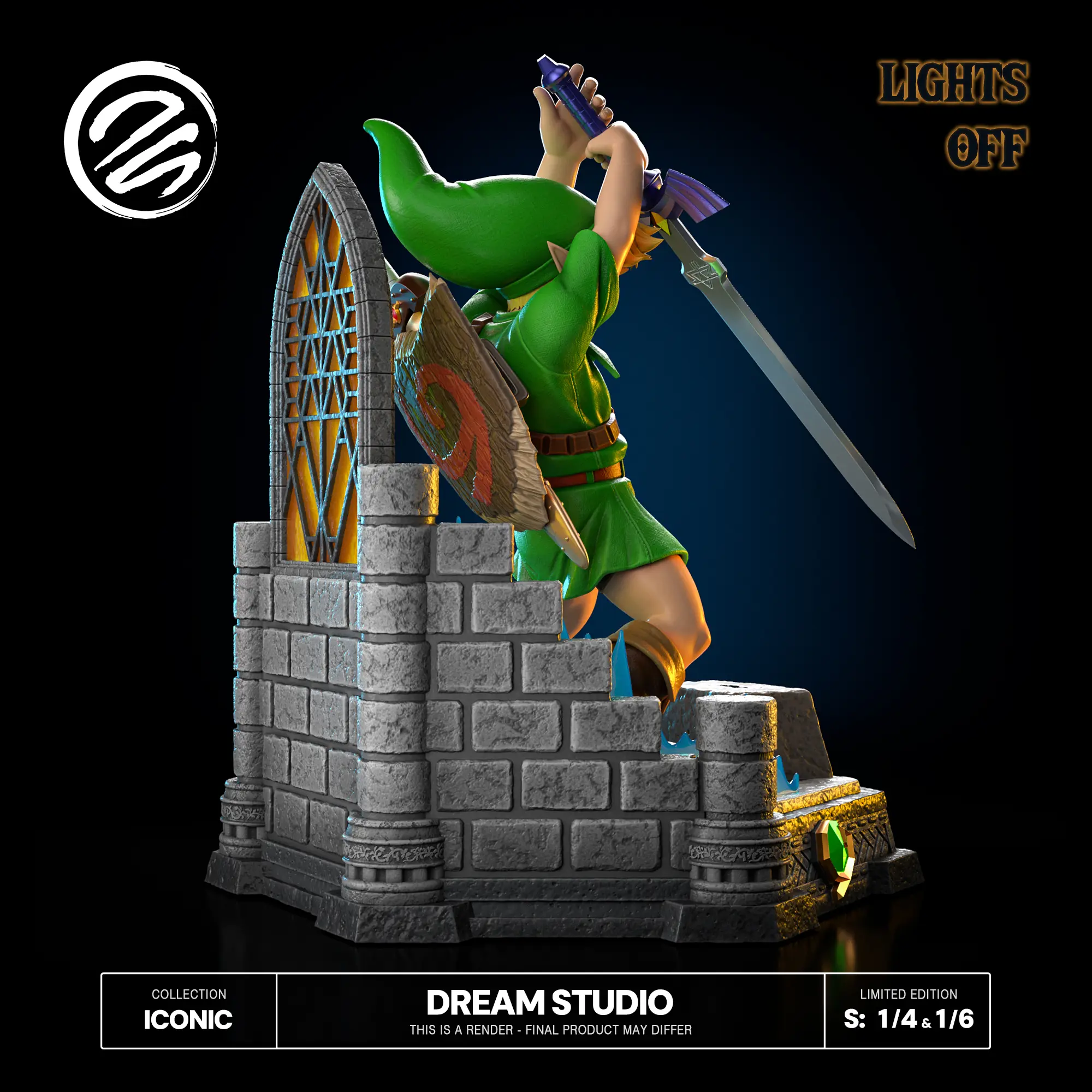 Dream Studio - The Legend of Zelda Young Link Sword Statue(GK) 