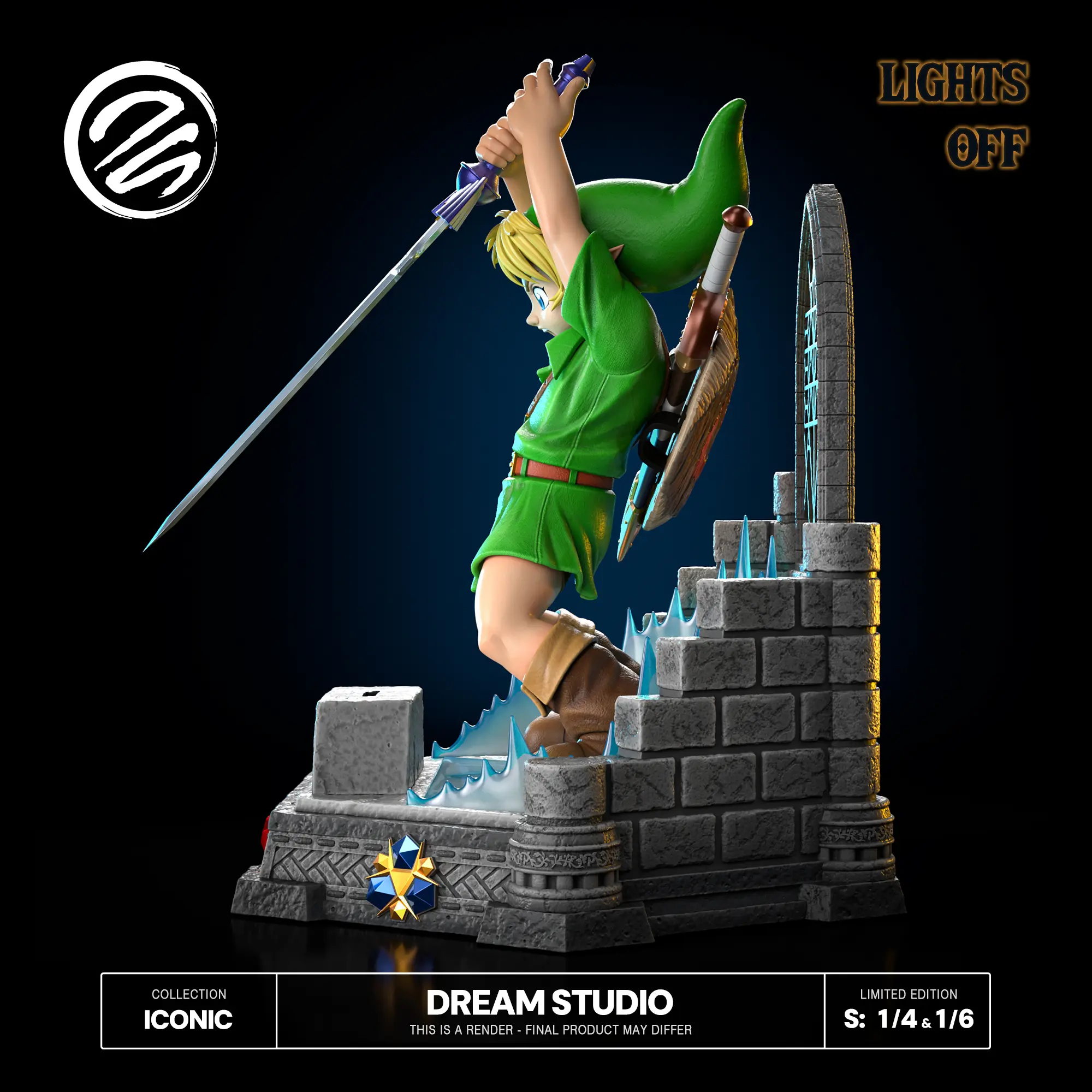 Dream Studio - The Legend of Zelda Young Link Sword Statue(GK) 