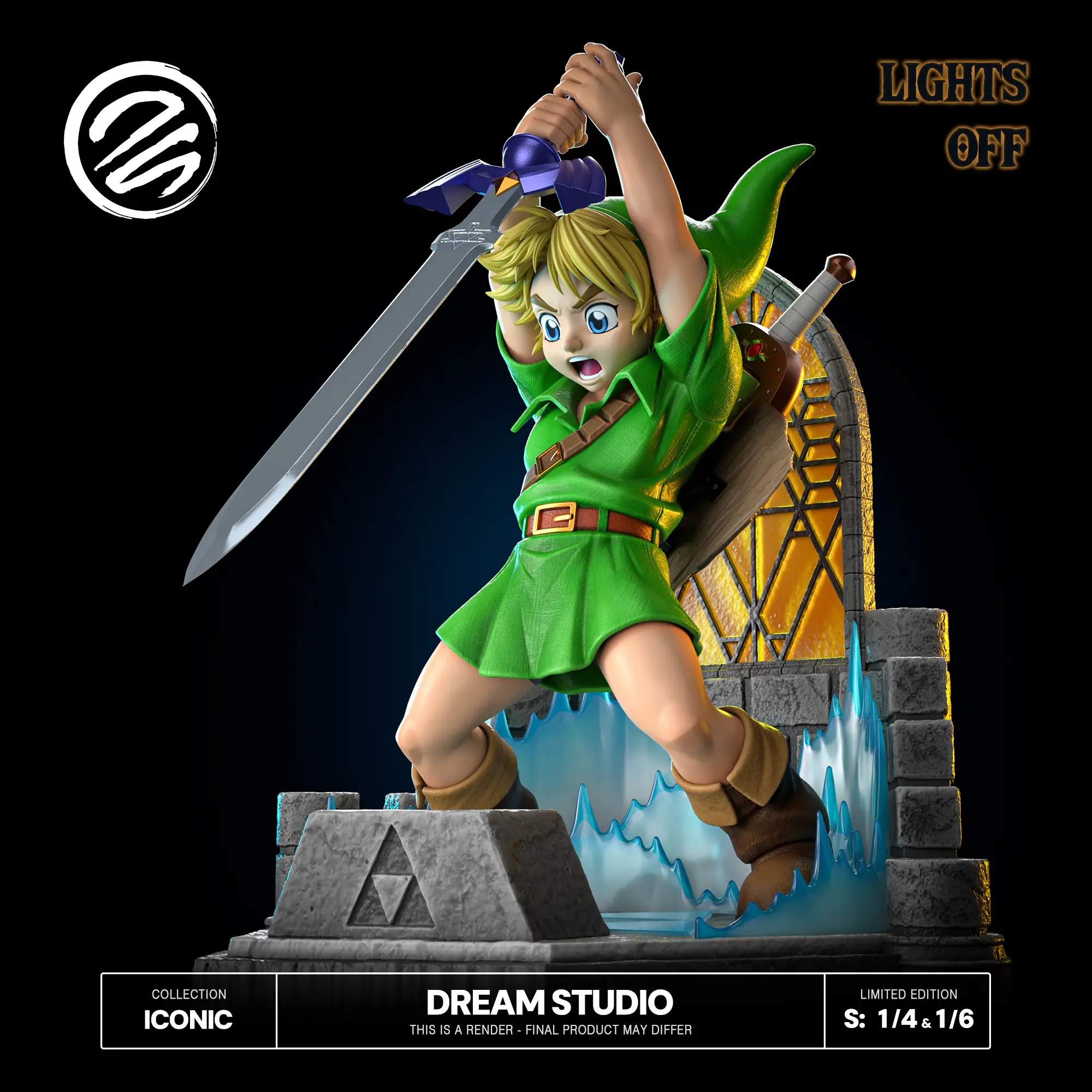 Dream Studio - The Legend of Zelda Young Link Sword Statue(GK) 