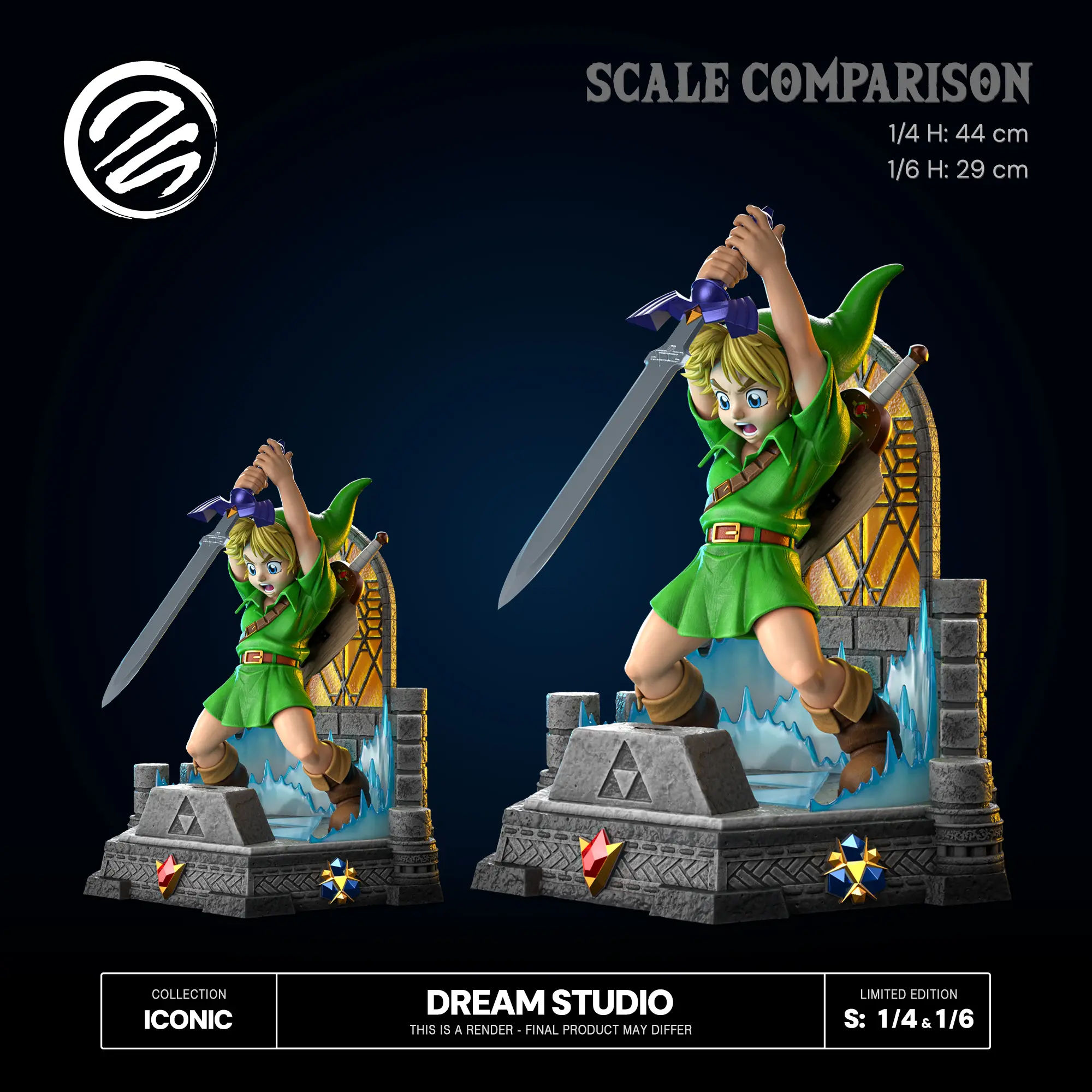 Dream Studio - The Legend of Zelda Young Link Sword Statue(GK) 