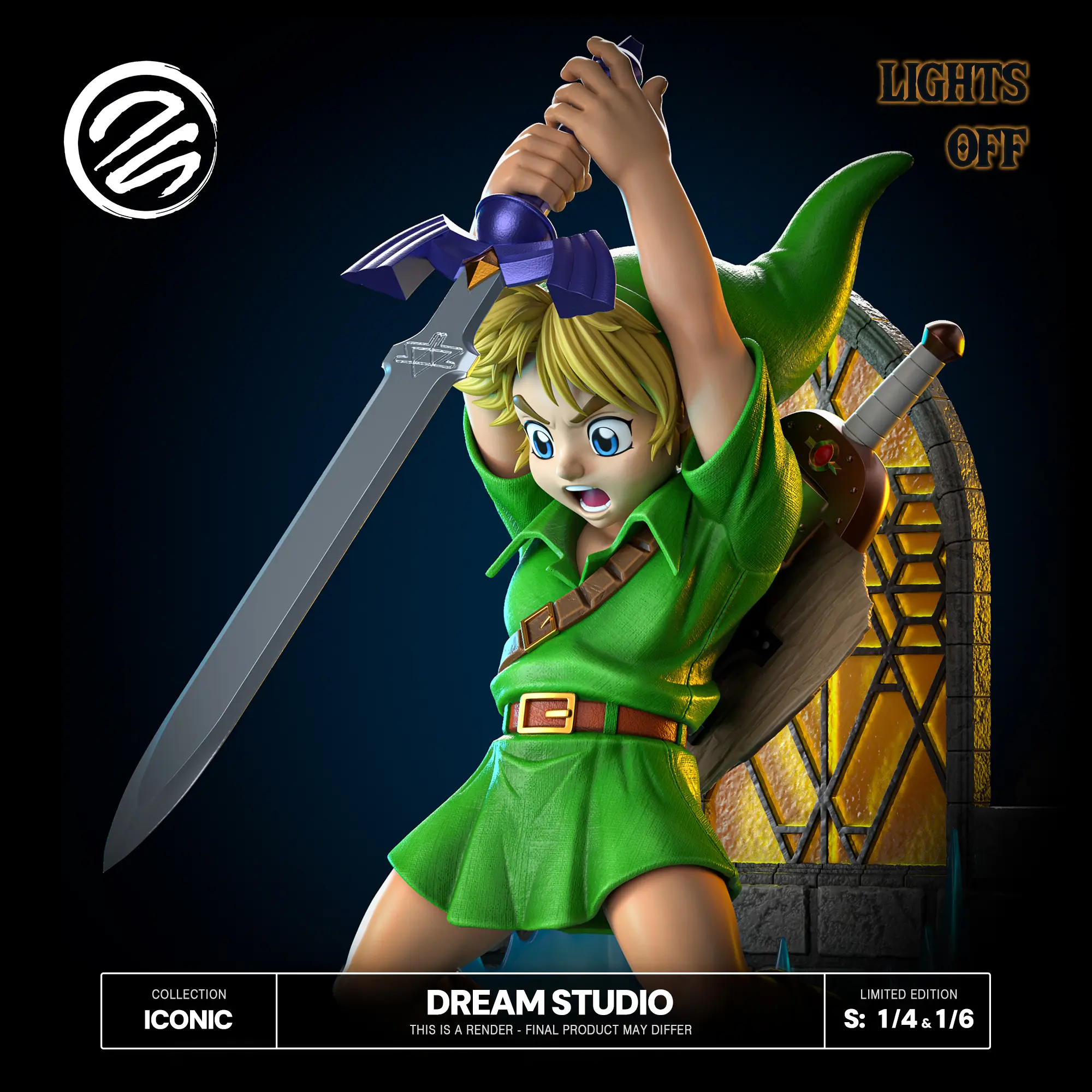 Dream Studio - The Legend of Zelda Young Link Sword Statue(GK) 