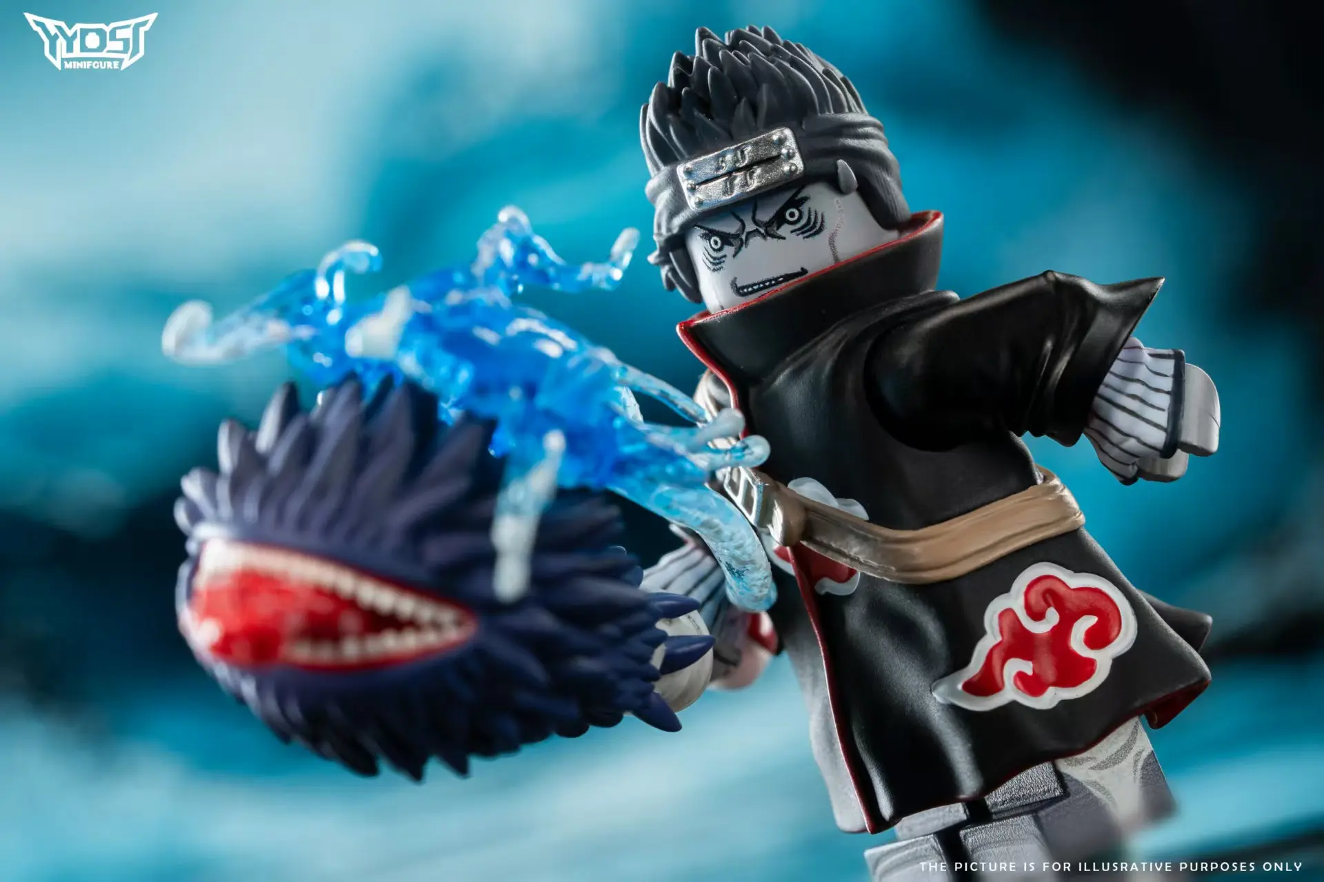 YYDSJ Studio - Naruto Samehada & Akatsuki & Battle Damaged Partial Fusion Kisame Statue(GK)