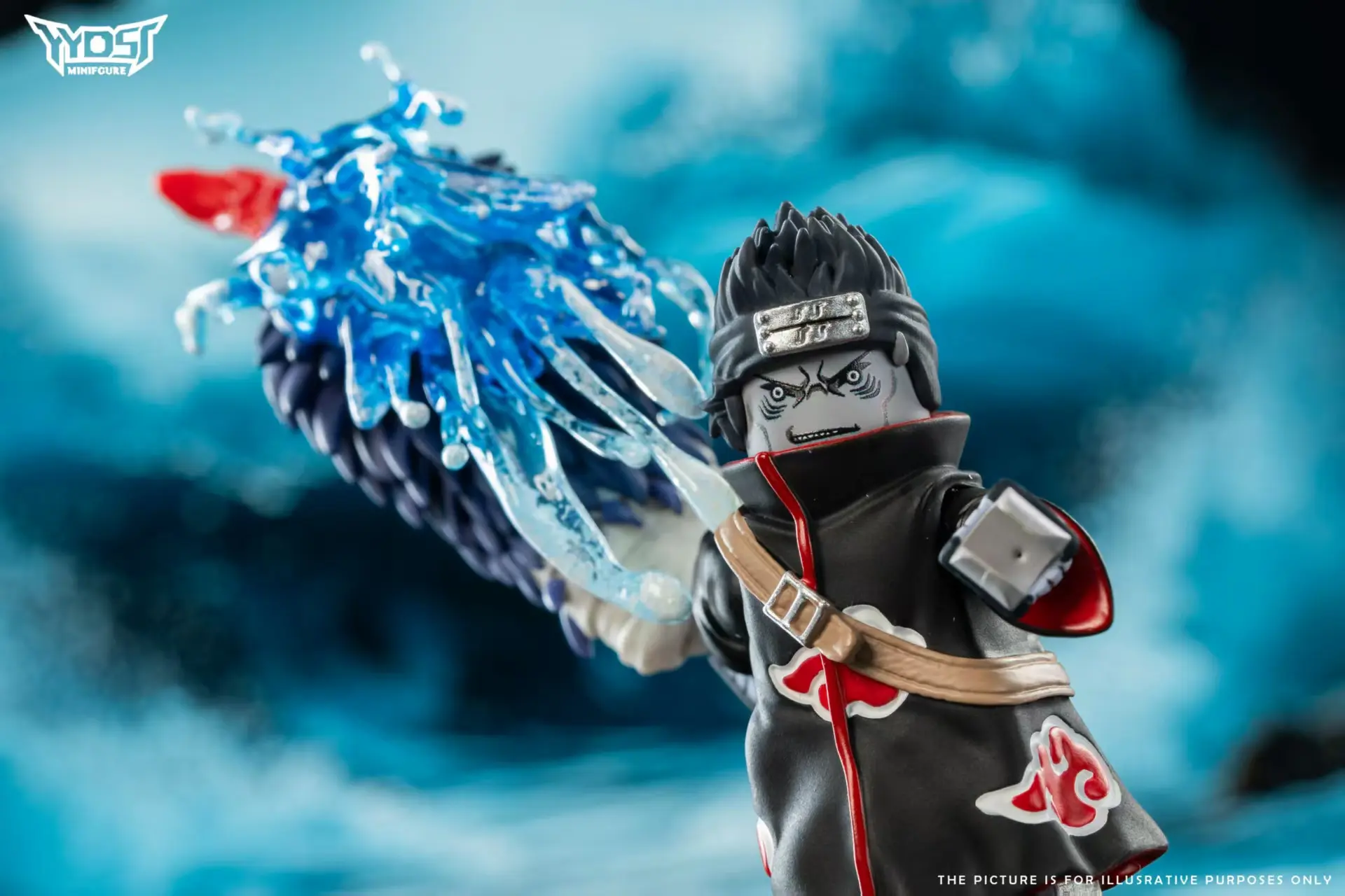 YYDSJ Studio - Naruto Samehada & Akatsuki & Battle Damaged Partial Fusion Kisame Statue(GK)