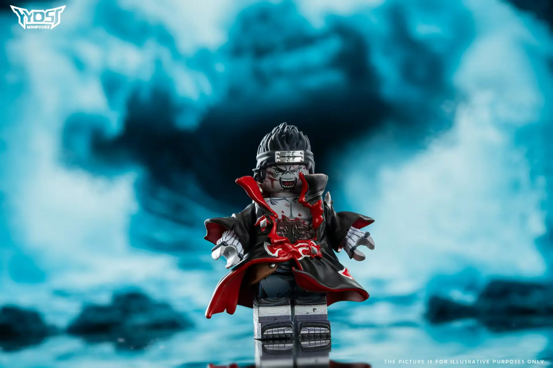 YYDSJ Studio - Naruto Samehada & Akatsuki & Battle Damaged Partial Fusion Kisame Statue(GK)