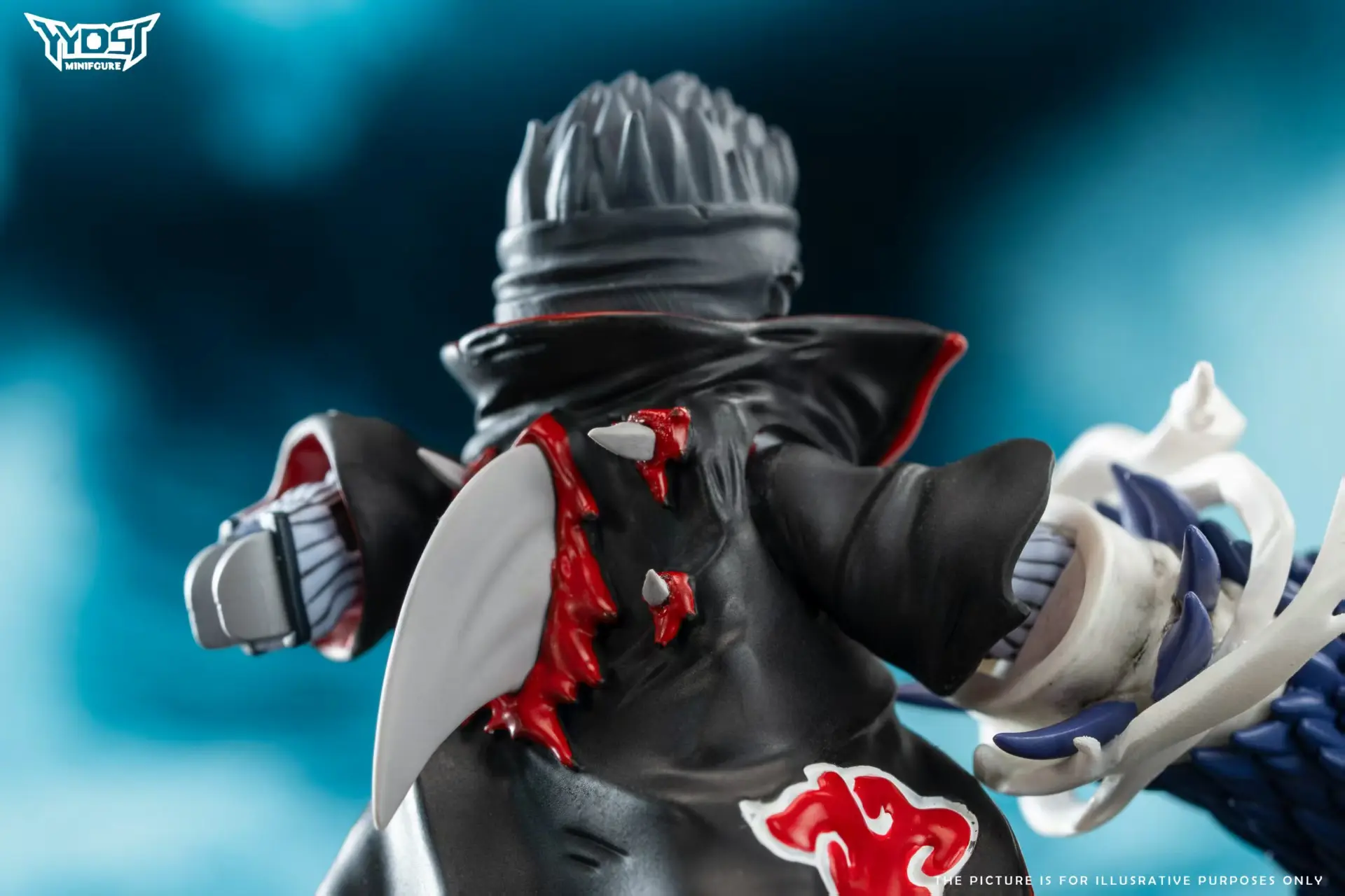 YYDSJ Studio - Naruto Samehada & Akatsuki & Battle Damaged Partial Fusion Kisame Statue(GK)