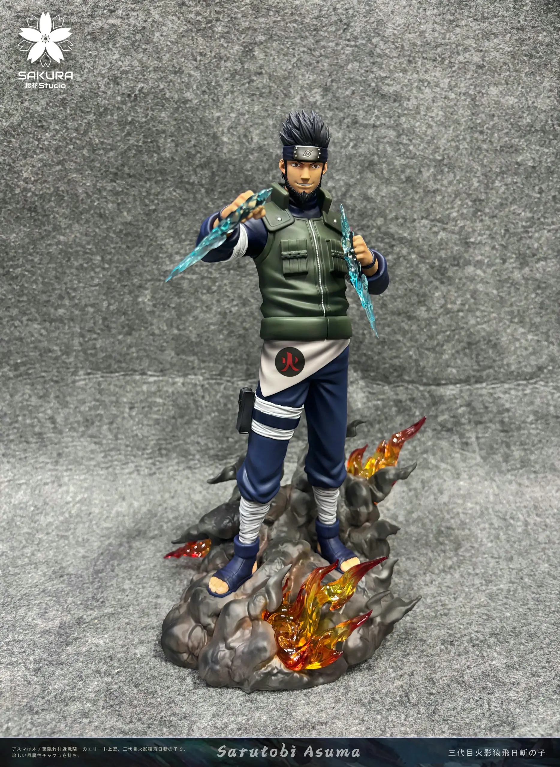 SAKURA Studio - Naruto Teacher Series Part 1 and 2 Yuhi and Sarutobi Asuma Statue(GK)