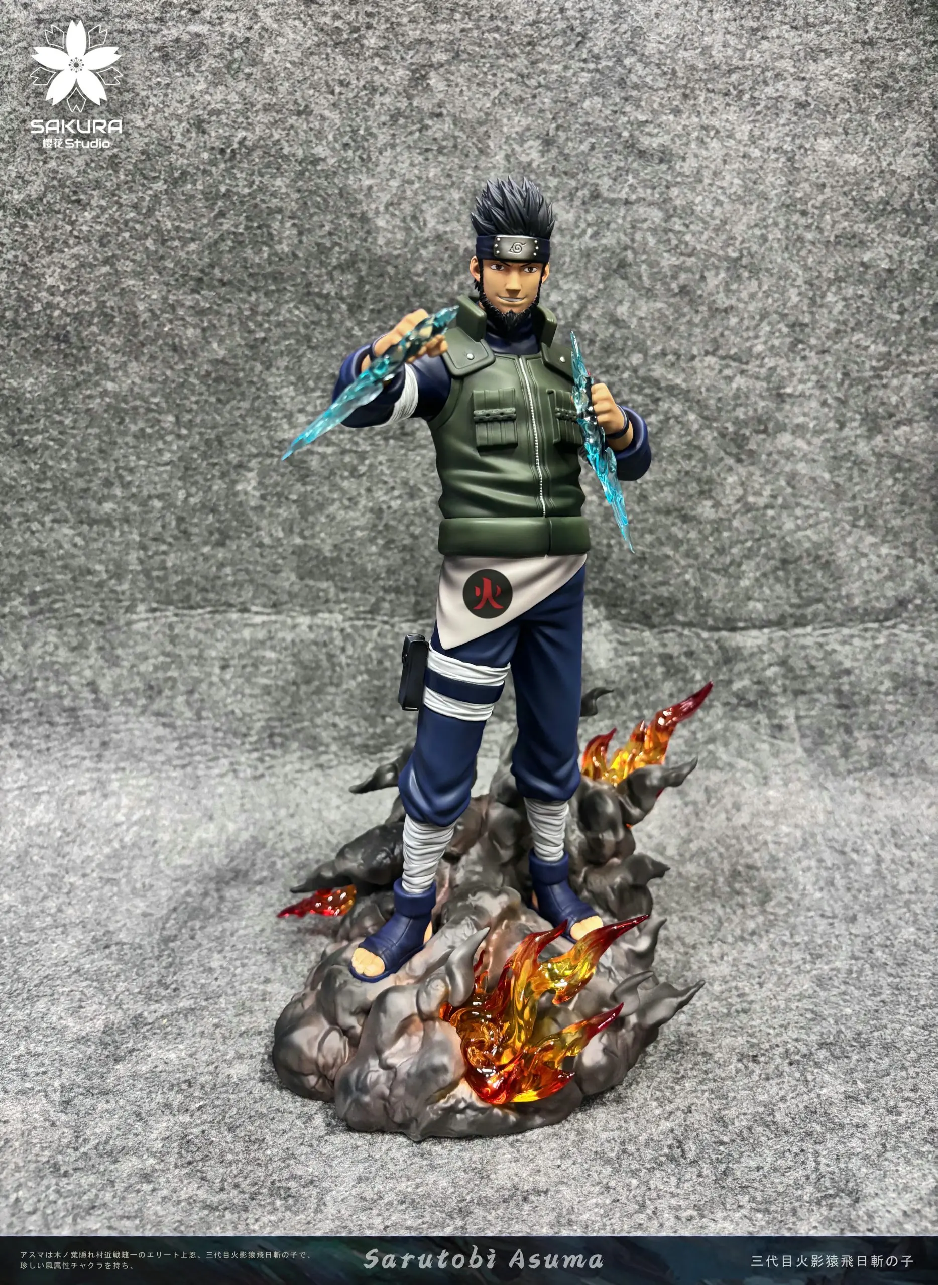 SAKURA Studio - Naruto Teacher Series Part 1 and 2 Yuhi and Sarutobi Asuma Statue(GK)
