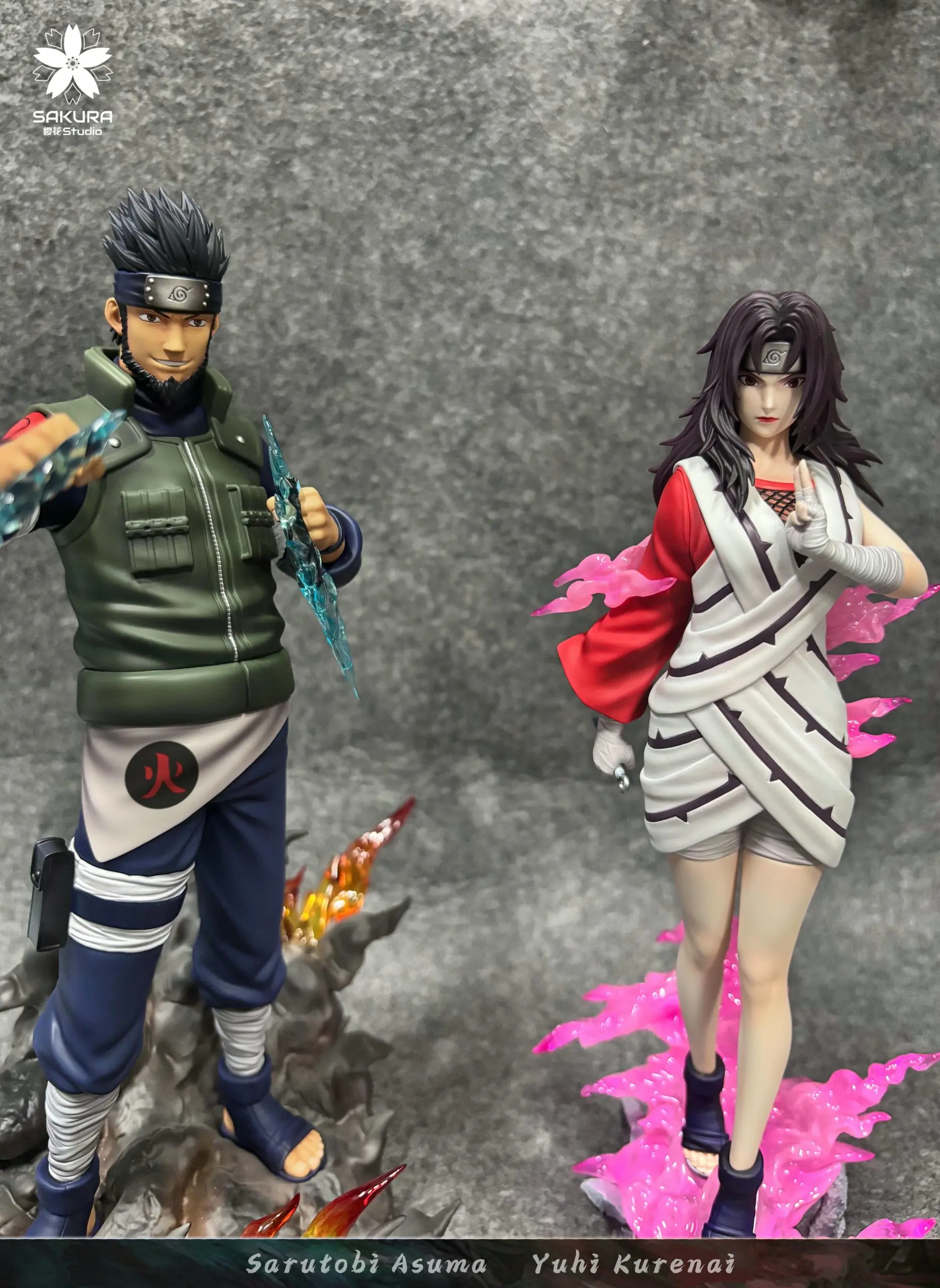 SAKURA Studio - Naruto Teacher Series Part 1 and 2 Yuhi and Sarutobi Asuma Statue(GK)