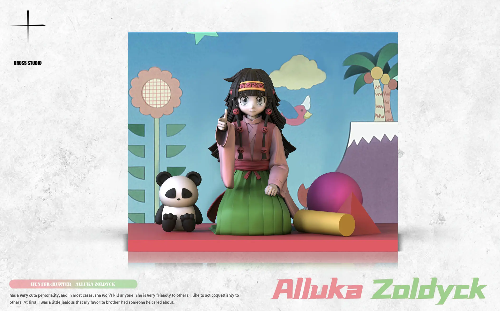 Cross Studio - Hunter x Hunter Squatting Alluka Statue(GK) 