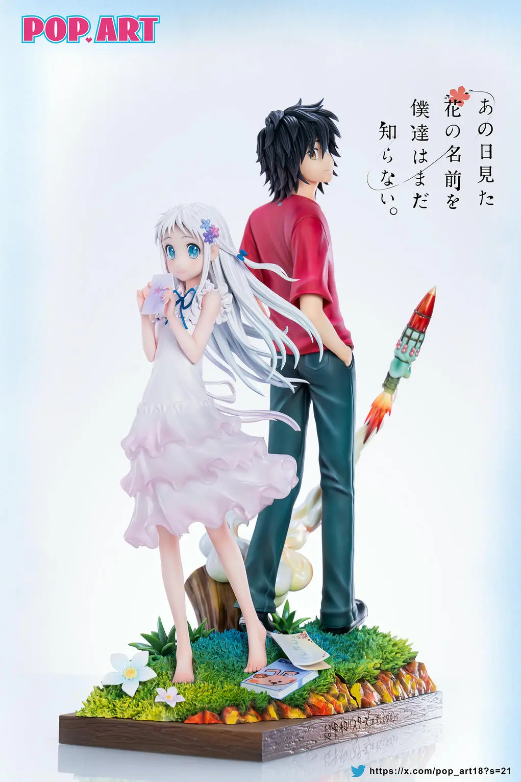 POP.ART Studio - Anohana The Flower We Saw That Day Menma & Jintan Statue(GK) 