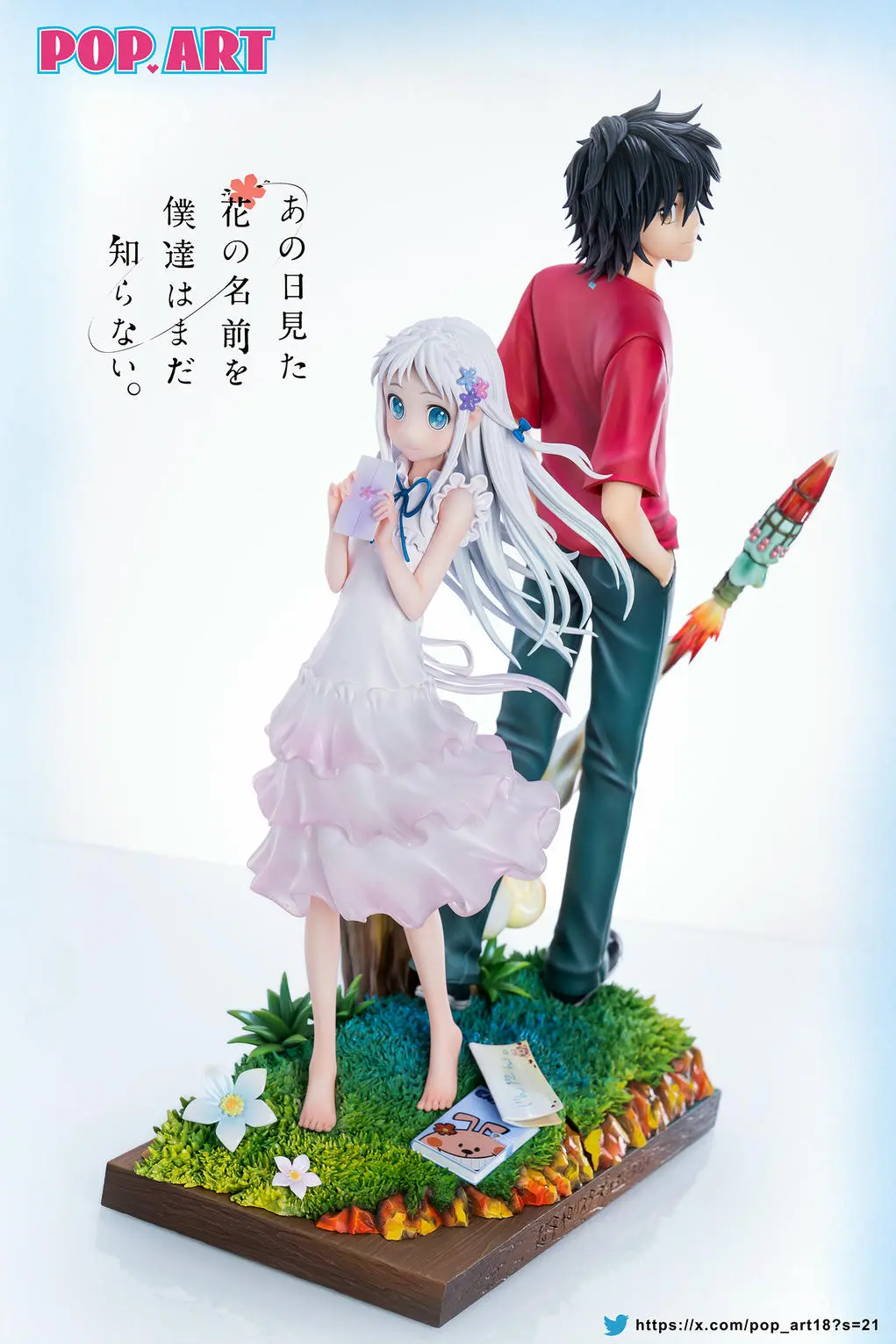 POP.ART Studio - Anohana The Flower We Saw That Day Menma & Jintan Statue(GK) 