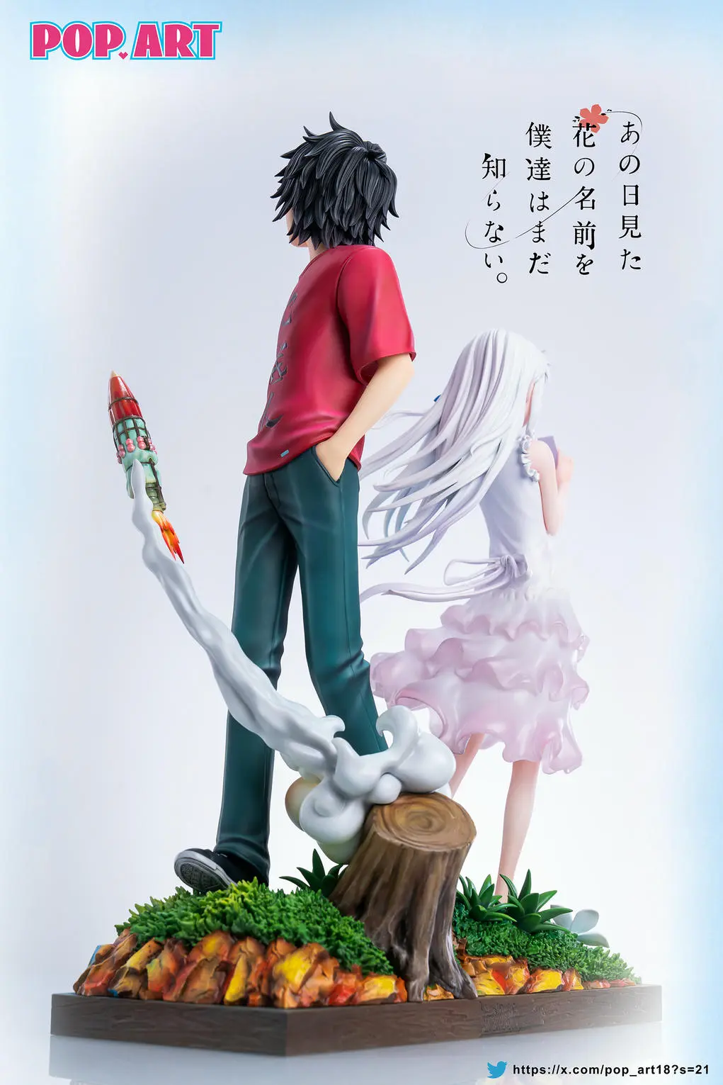 POP.ART Studio - Anohana The Flower We Saw That Day Menma & Jintan Statue(GK) 