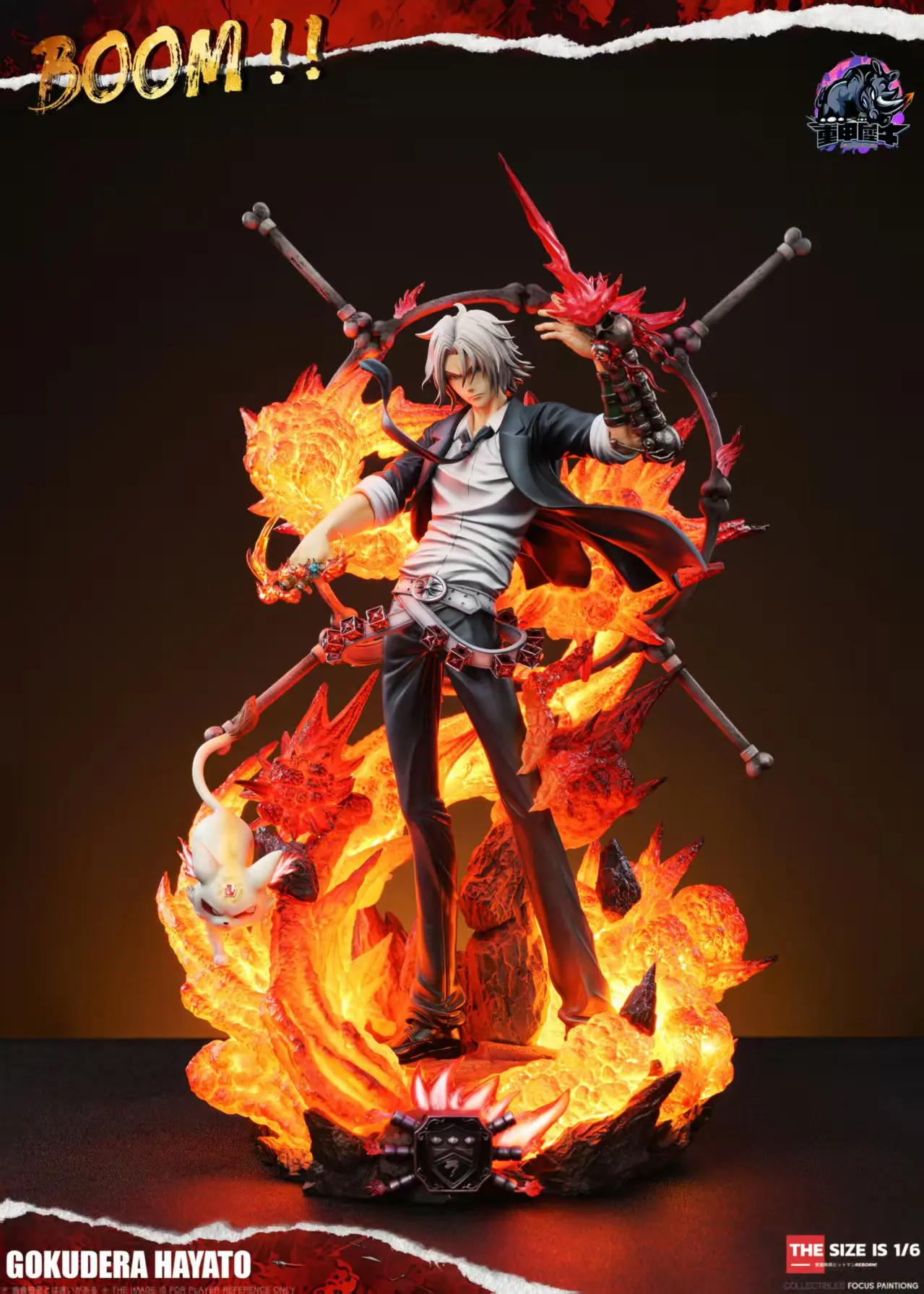 Zhong Jia Xi Niu Studio - Katekyo Hitman Reborn Hayato Gokudera Statue(GK) 