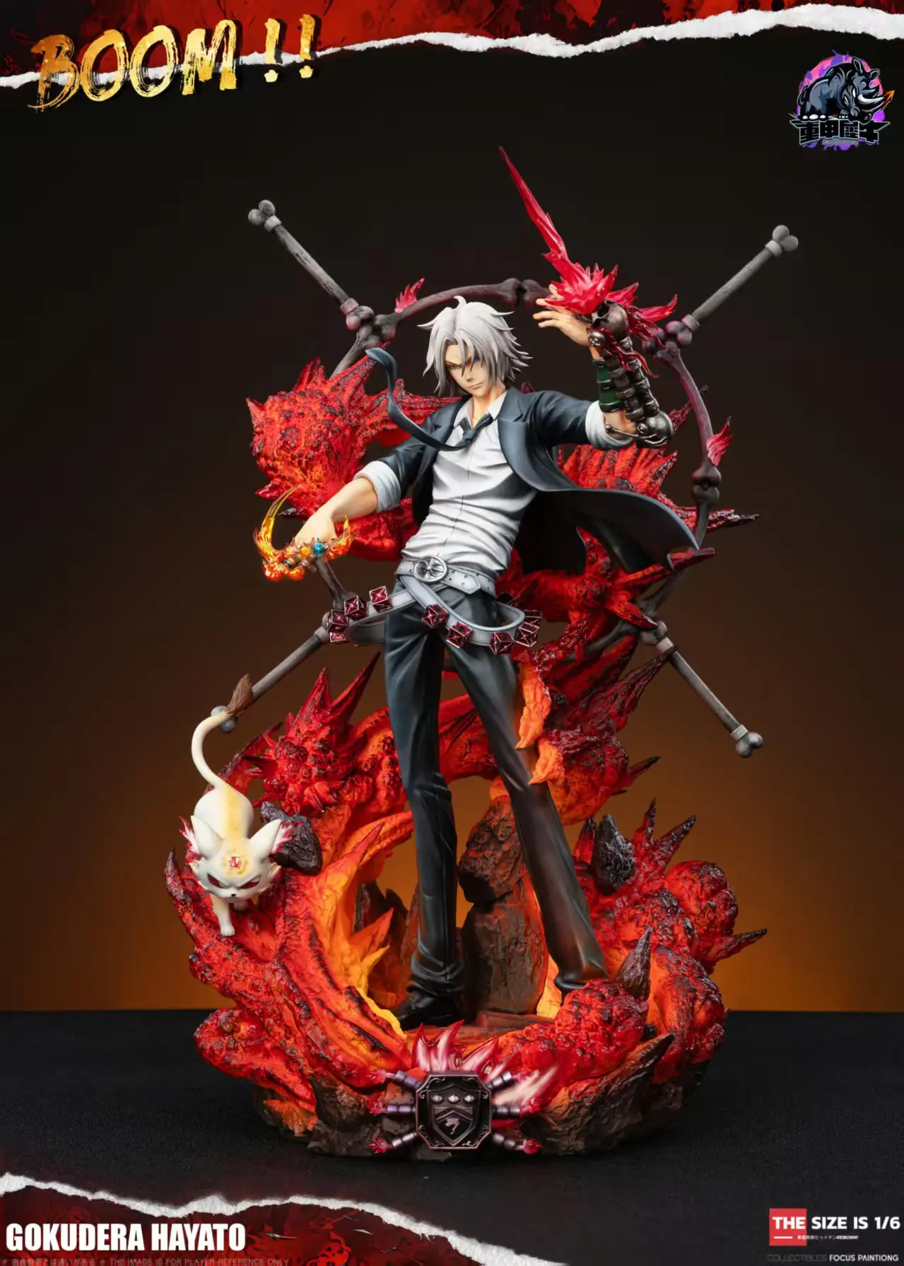 Zhong Jia Xi Niu Studio - Katekyo Hitman Reborn Hayato Gokudera Statue(GK) 