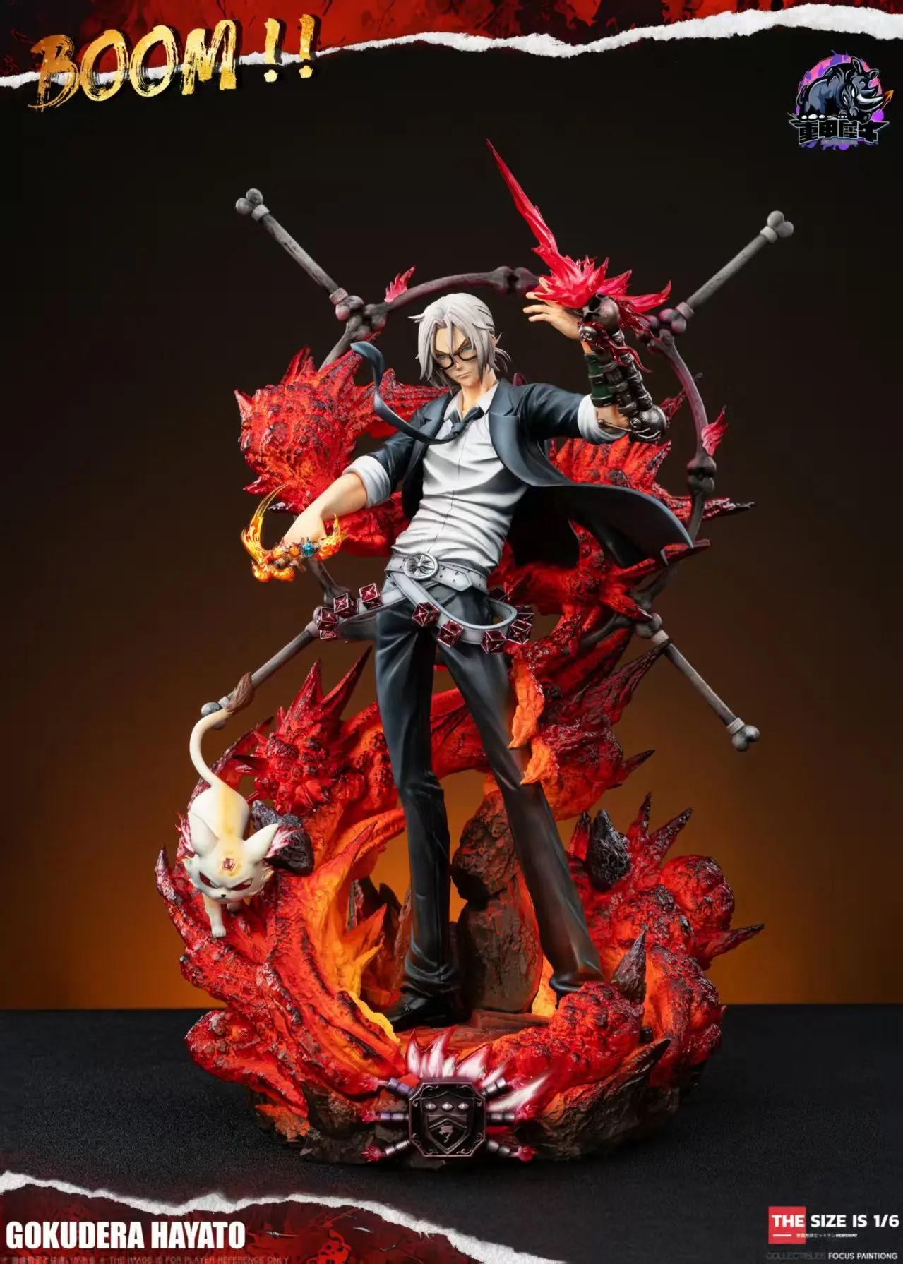 Zhong Jia Xi Niu Studio - Katekyo Hitman Reborn Hayato Gokudera Statue(GK) 