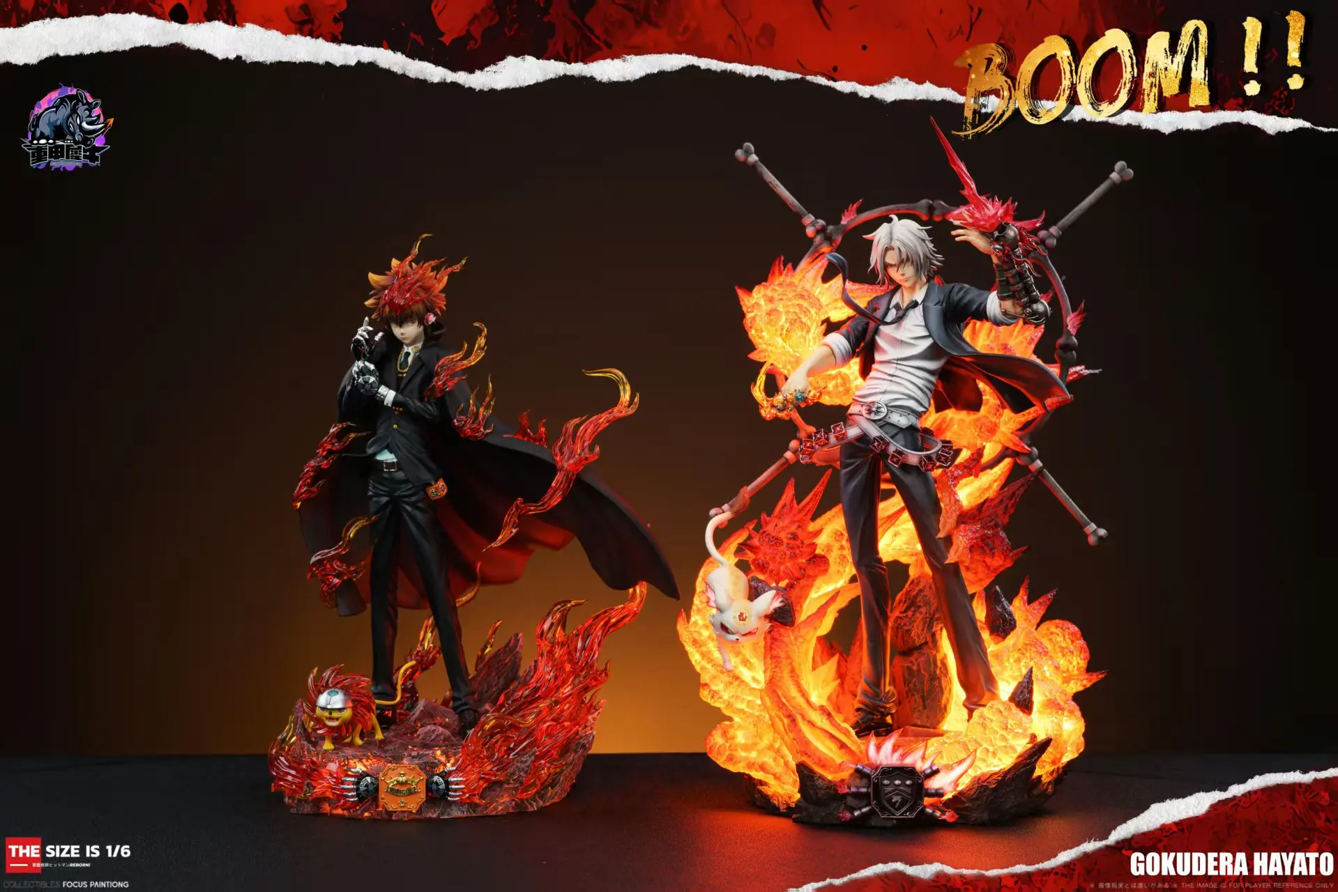 Zhong Jia Xi Niu Studio - Katekyo Hitman Reborn Hayato Gokudera Statue(GK) 