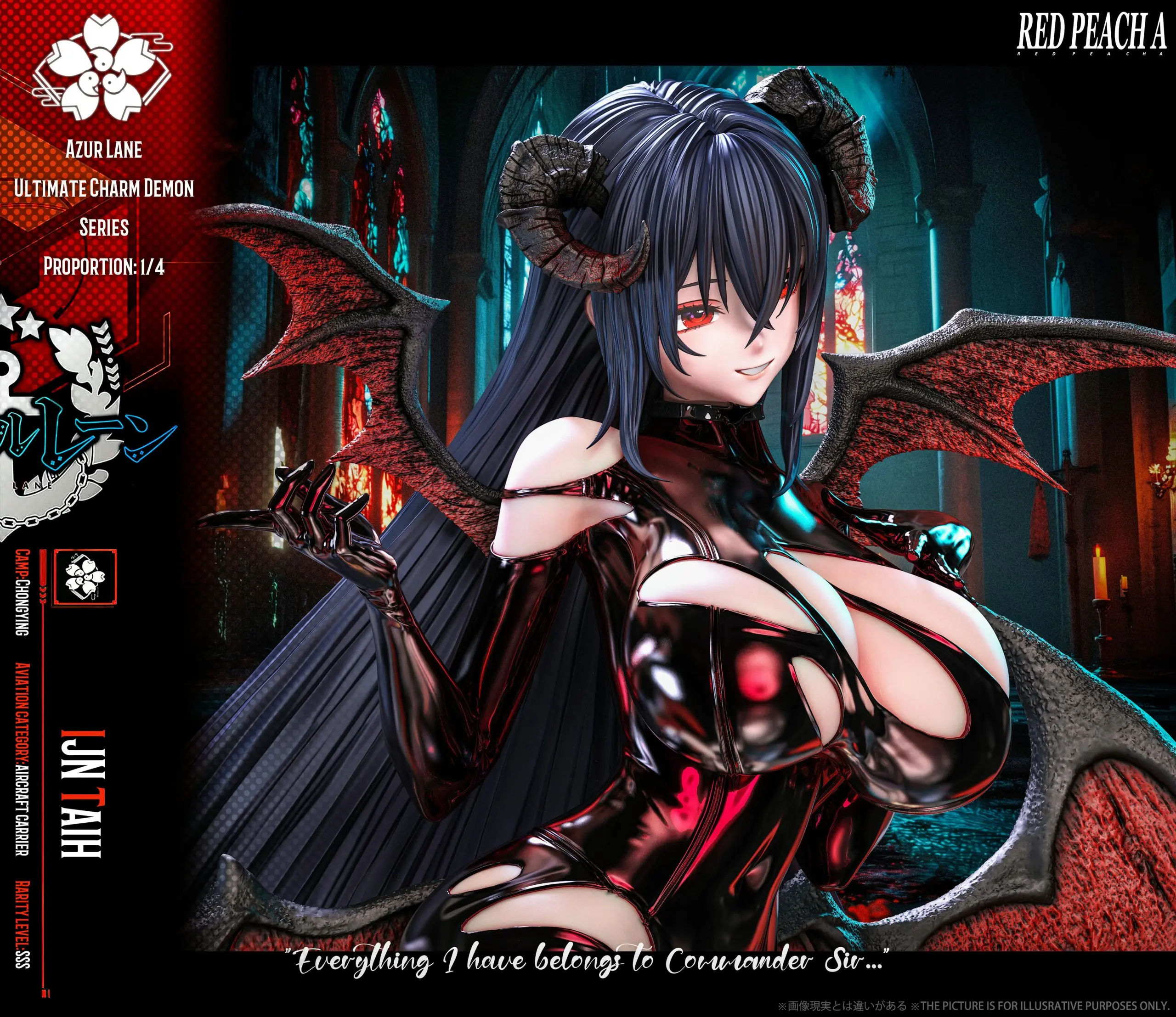 Red Peach A Studio - Azur Lane Succubus Taihou Statue(GK)