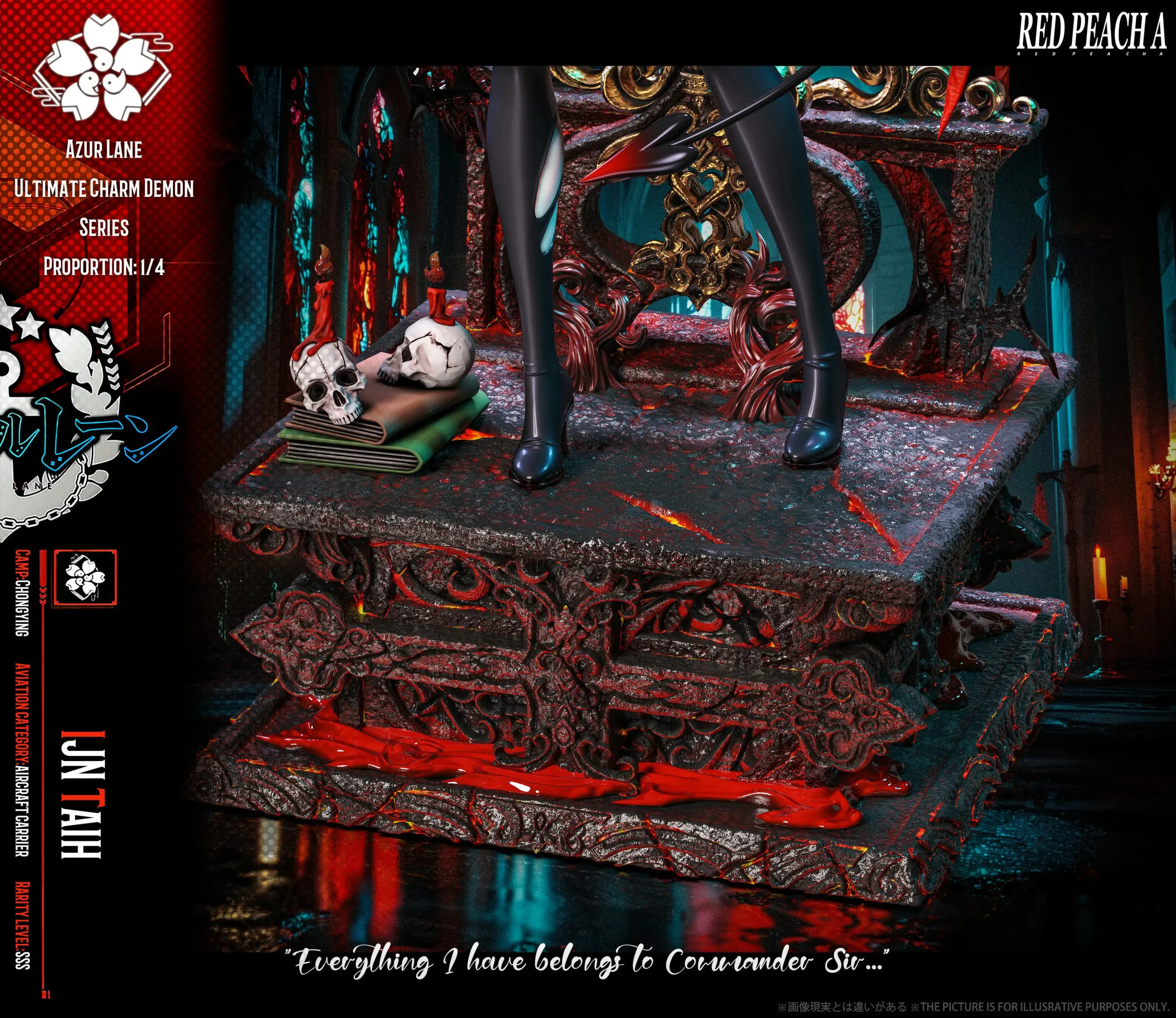 Red Peach A Studio - Azur Lane Succubus Taihou Statue(GK)