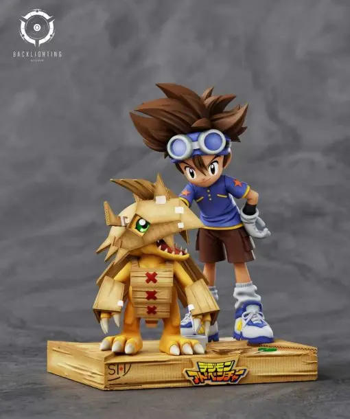 BACKLIGHTING Studio - Digimon Taichi X Agumon Statue