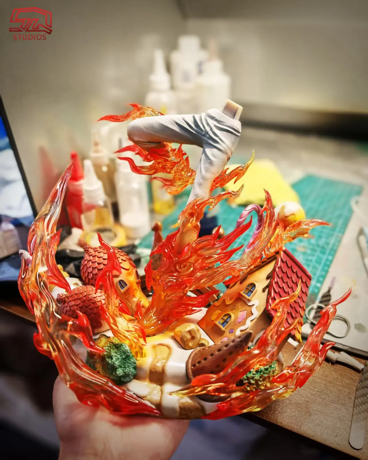 SQ Studio - One Piece Whole Cake Island Arc Vinsmoke Sanji Statue(GK)