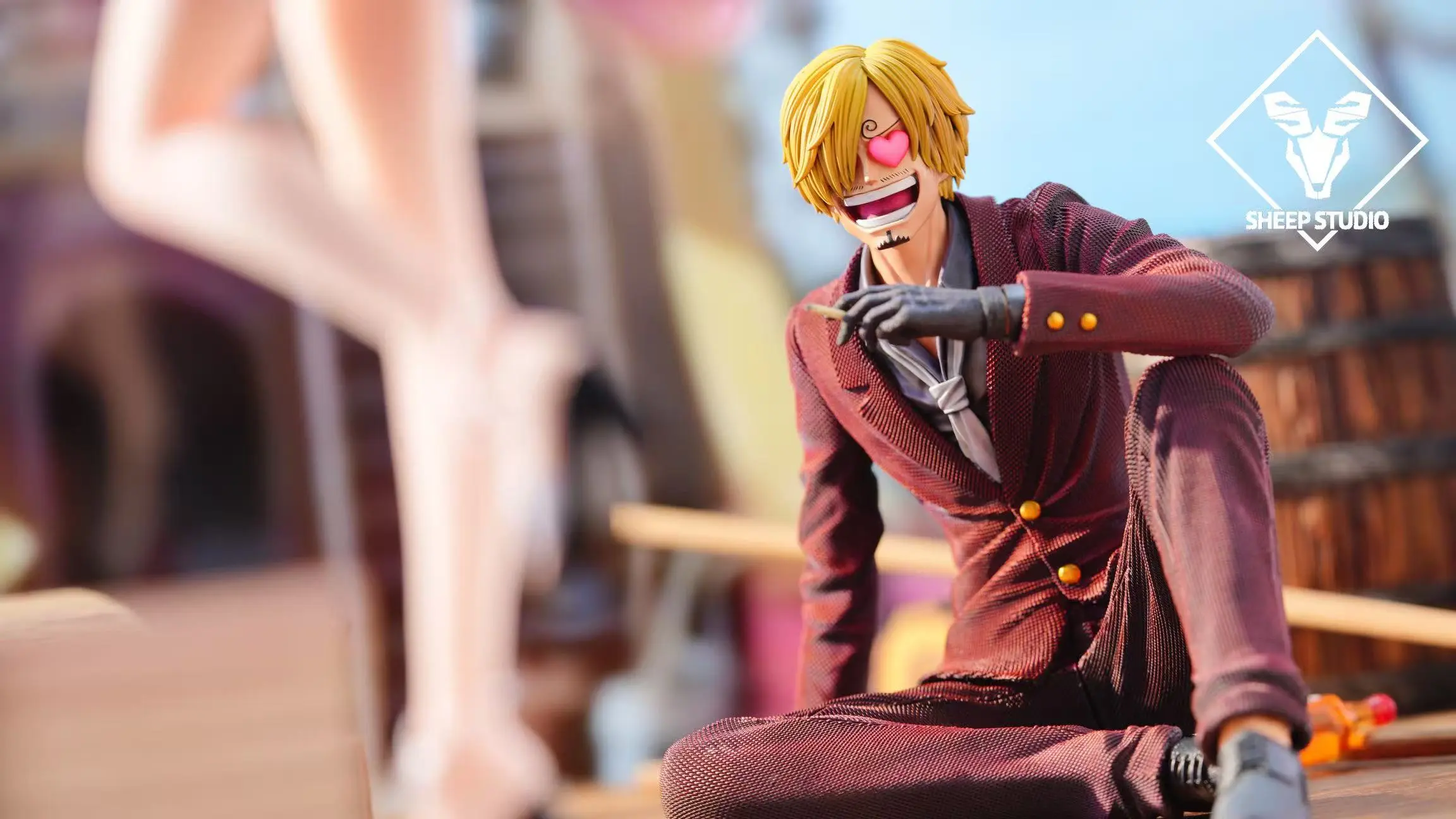 Sheep Studio - One Piece Sitting #4 Sanji Statue(GK)