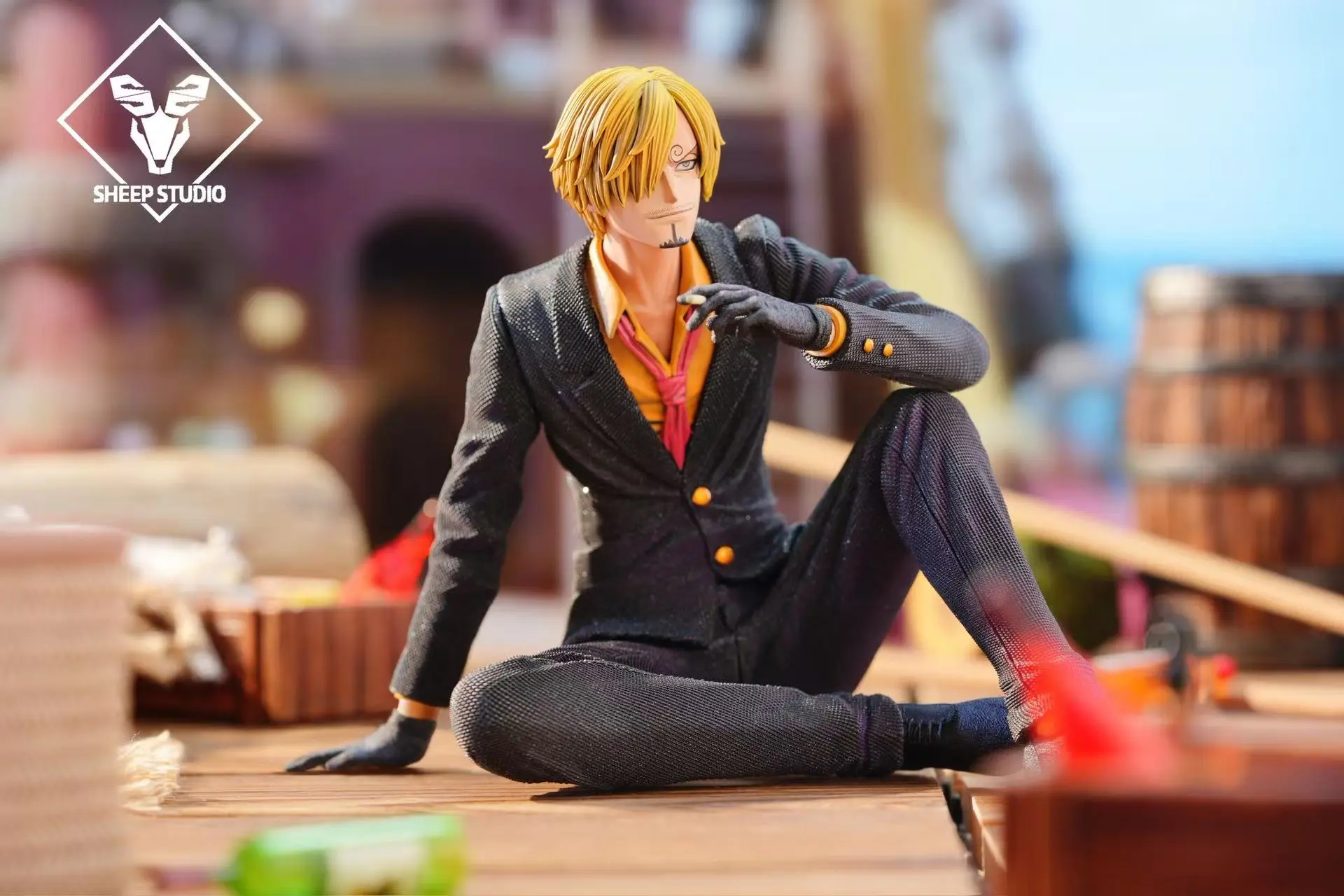 Sheep Studio - One Piece Sitting #4 Sanji Statue(GK)