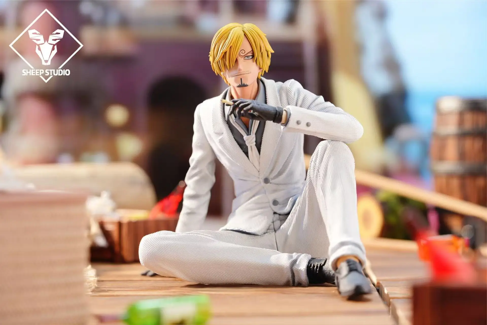 Sheep Studio - One Piece Sitting #4 Sanji Statue(GK)
