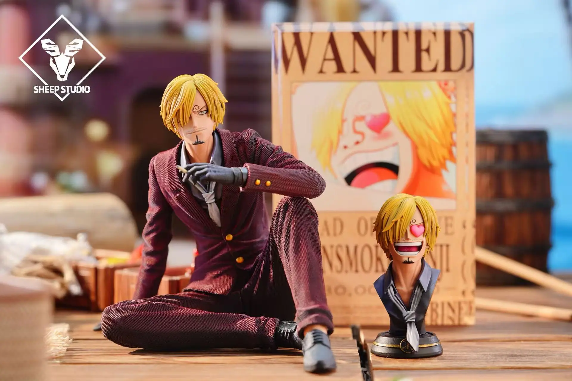 Sheep Studio - One Piece Sitting #4 Sanji Statue(GK)