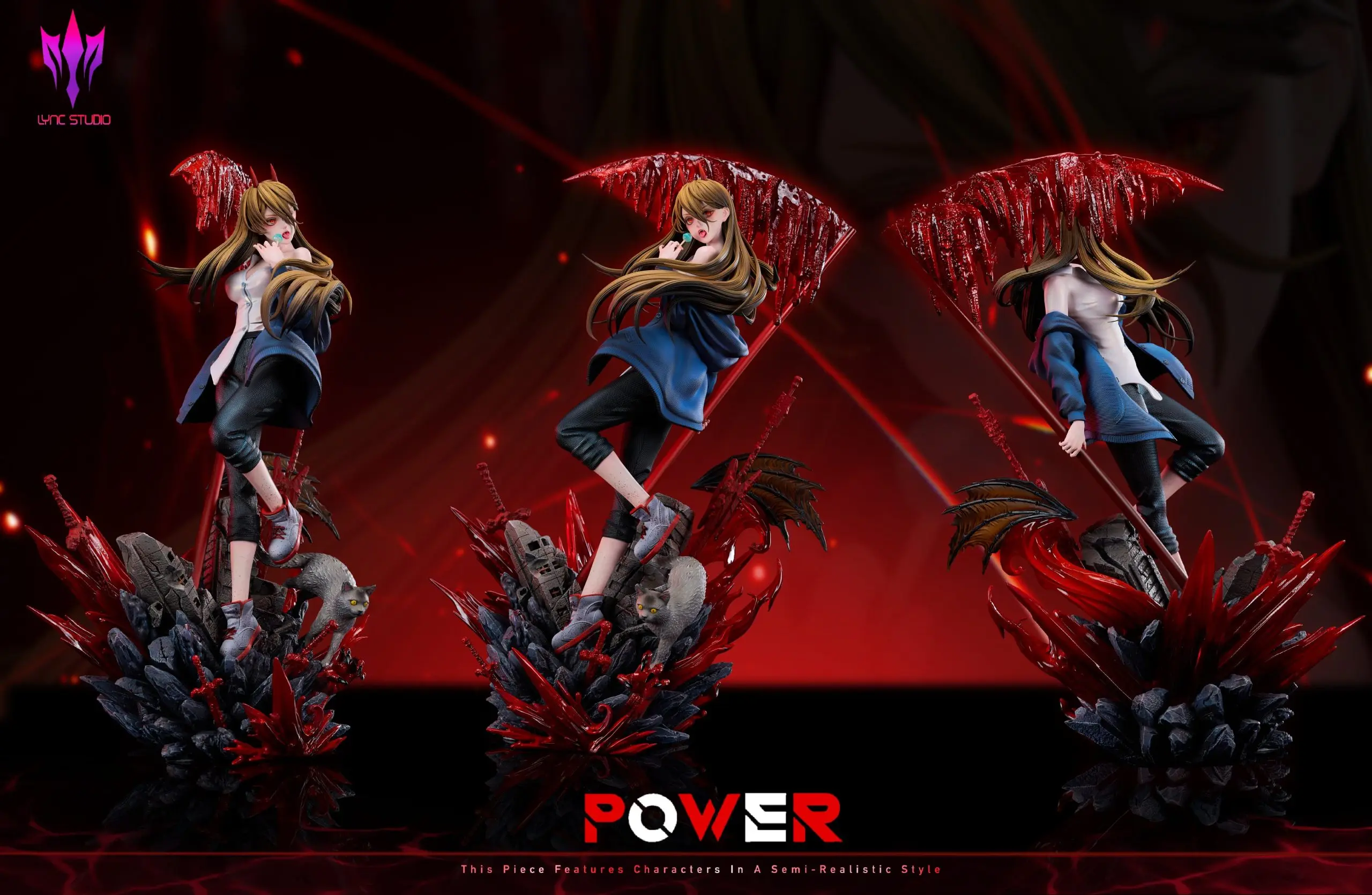 Lync Studio - Chainsaw Man Power Statue(GK)