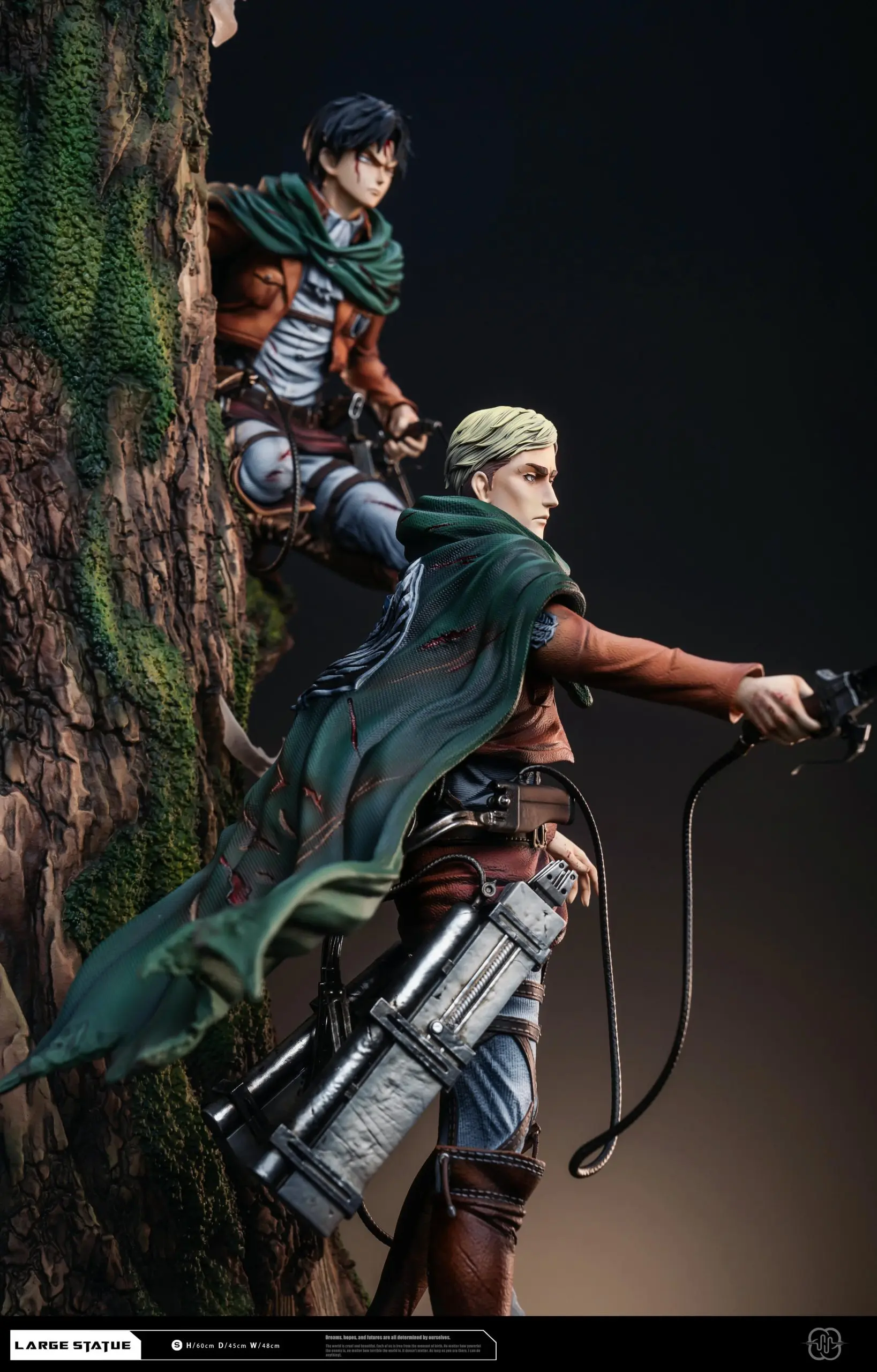 Hertz Studio - Attack On Titan The Sharpest Sword Levi & Erwin​​ Statue(GK)