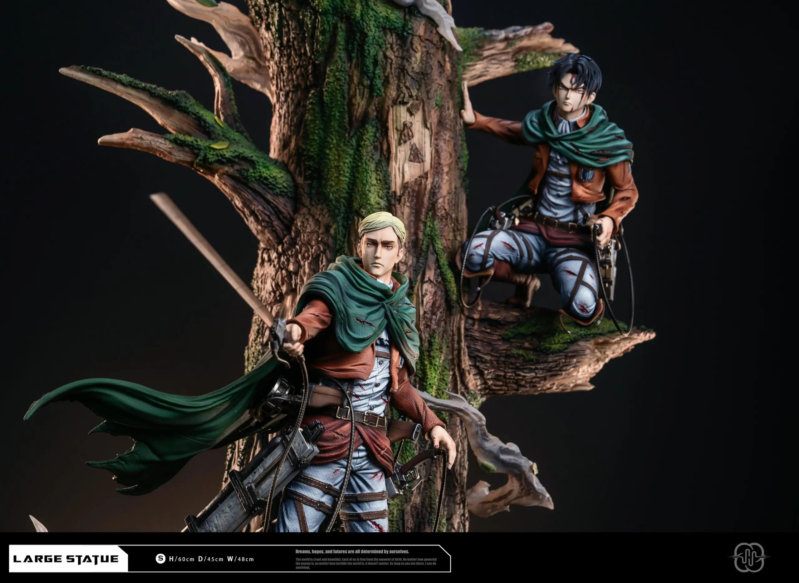 Hertz Studio - Attack On Titan The Sharpest Sword Levi & Erwin​​ Statue(GK)