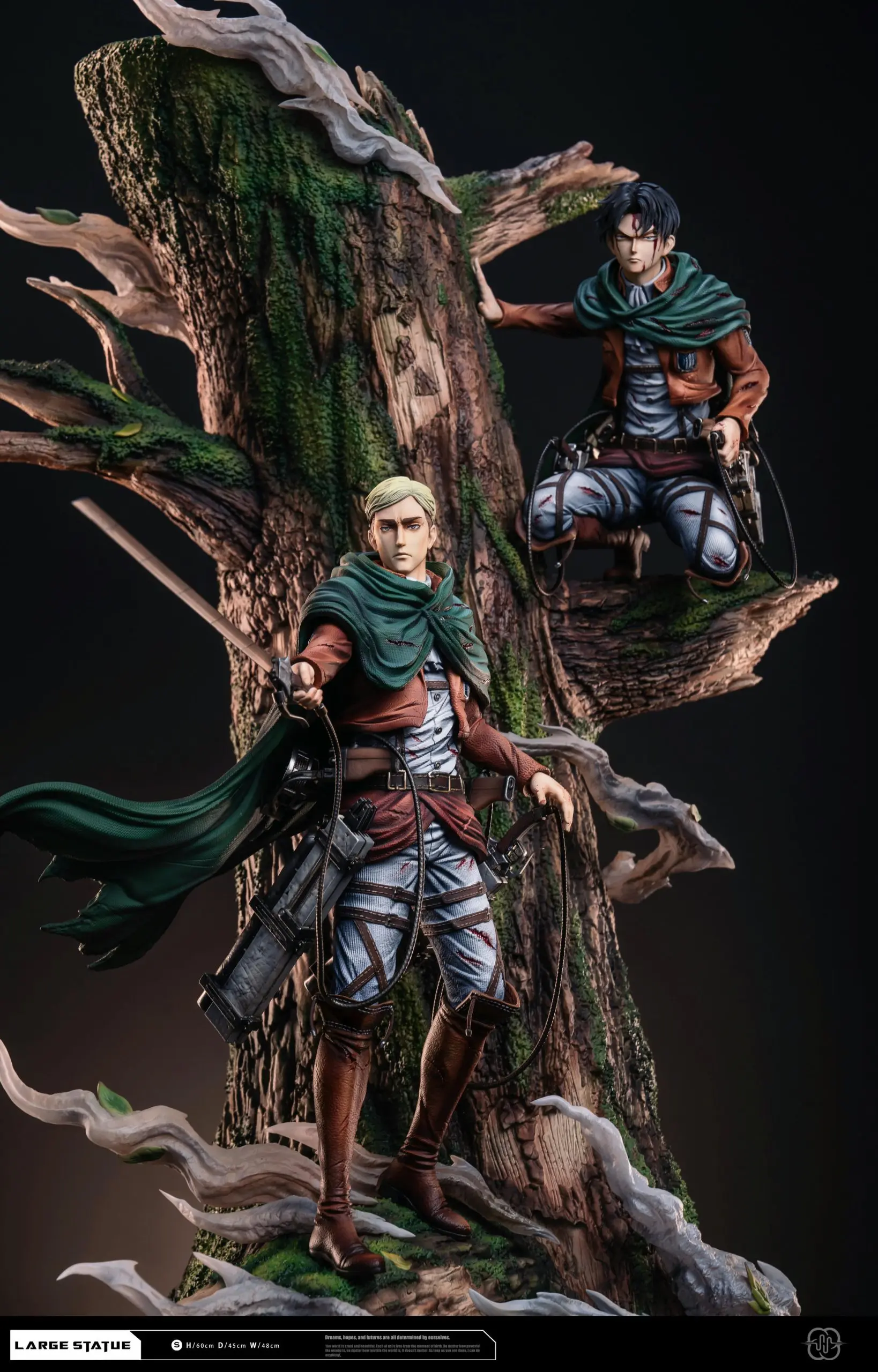 Hertz Studio - Attack On Titan The Sharpest Sword Levi & Erwin​​ Statue(GK)