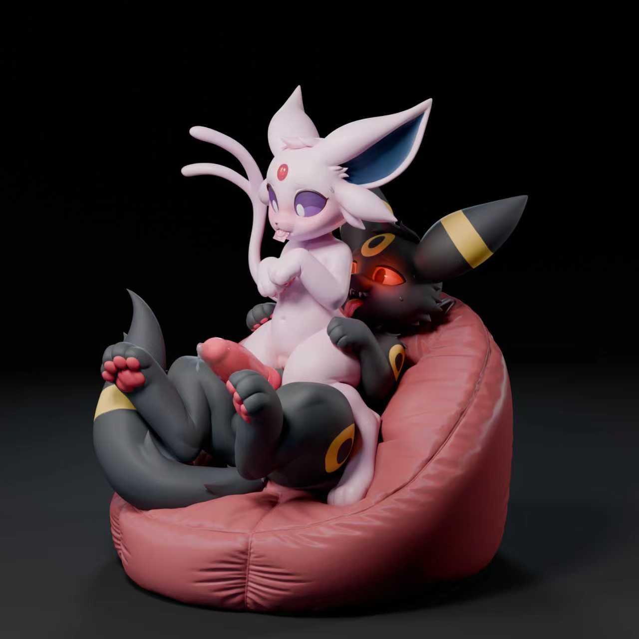Spirit Demon Studio - Pokemon Espeon & Umbreon Statue(GK)(Adult 18+)