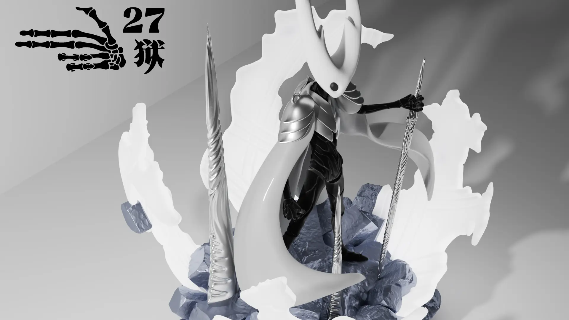27abyss Studio -Hollow Knight Pure Vessel  Statue(GK)