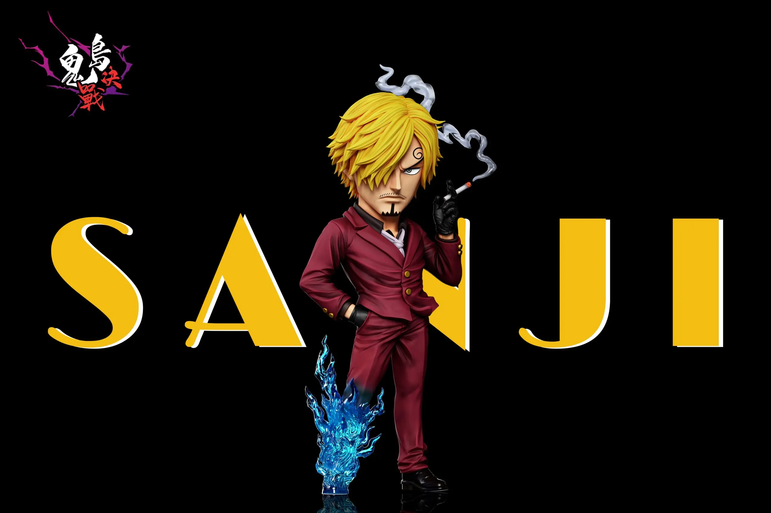 A+ Studio - One Piece Onigashima Final Battle #19 Demon Sanji Statue(GK)