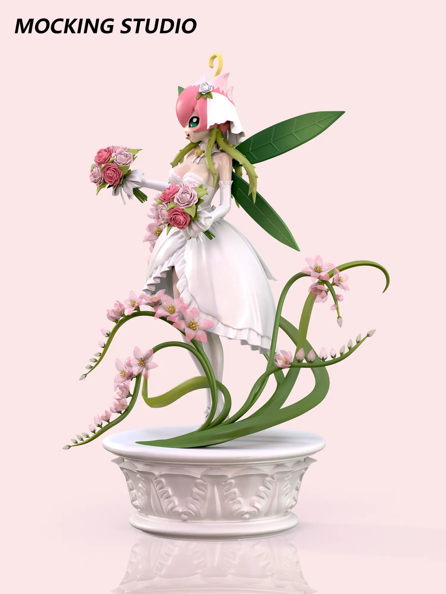 Zhu Yi Wan Jia Studio -  Digimon Wedding Series Bridal Lilimon Statue