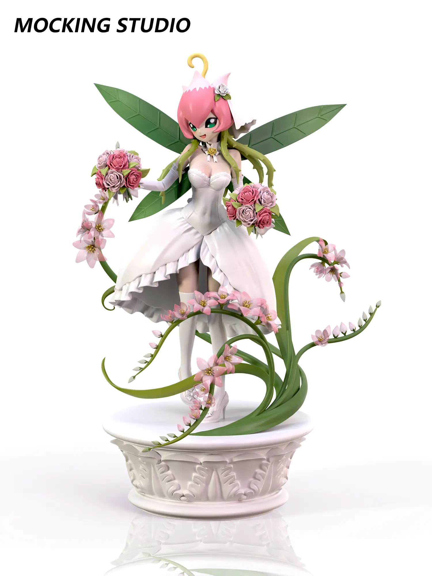Zhu Yi Wan Jia Studio -  Digimon Wedding Series Bridal Lilimon Statue