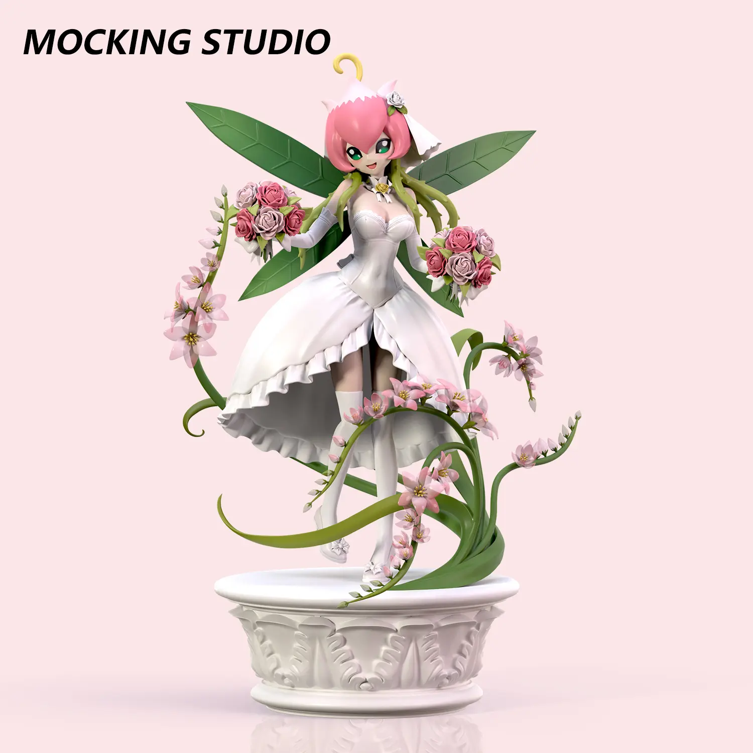 Zhu Yi Wan Jia Studio -  Digimon Wedding Series Bridal Lilimon Statue