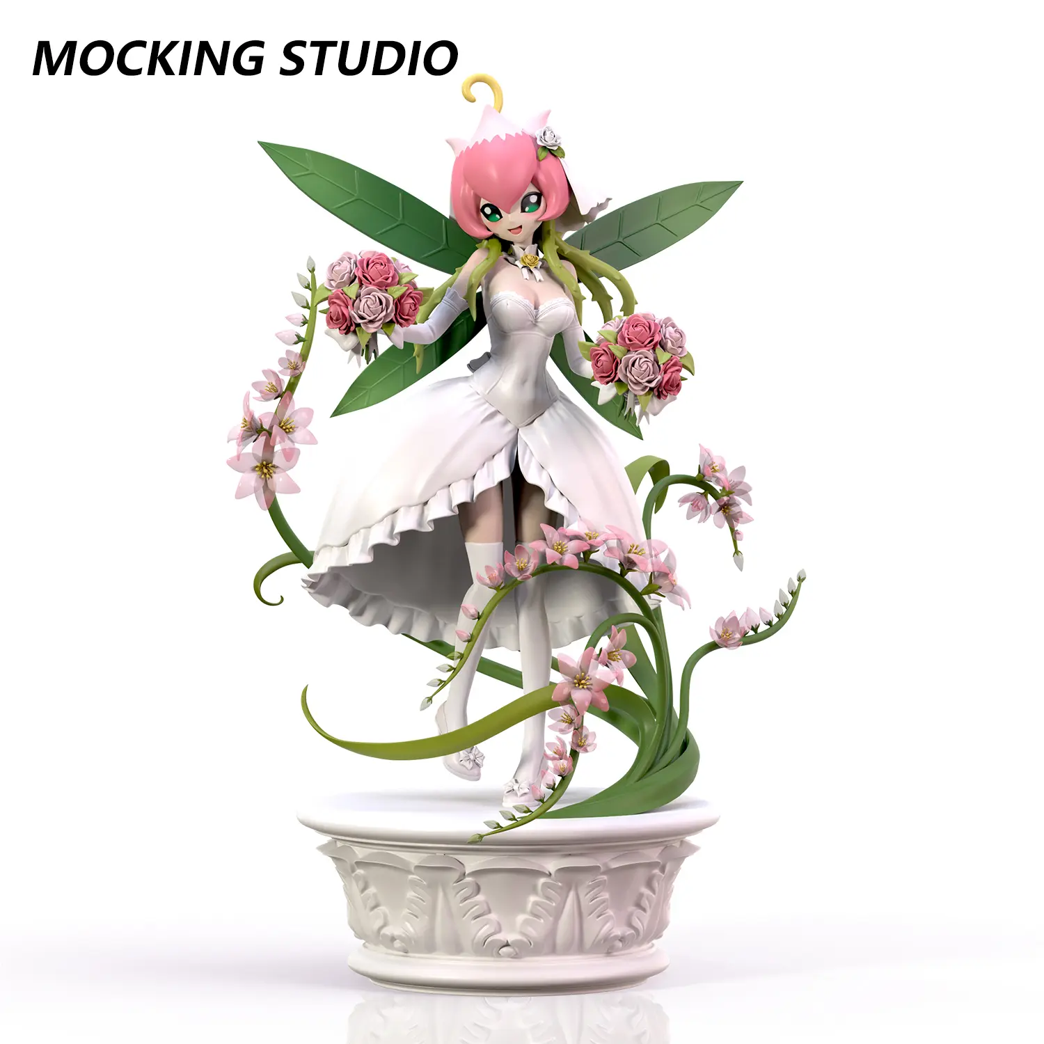 Zhu Yi Wan Jia Studio -  Digimon Wedding Series Bridal Lilimon Statue