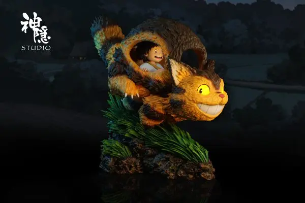 Shen Yin Studio - Mei and Kitten Bus My Neighbor Totoro Statue 